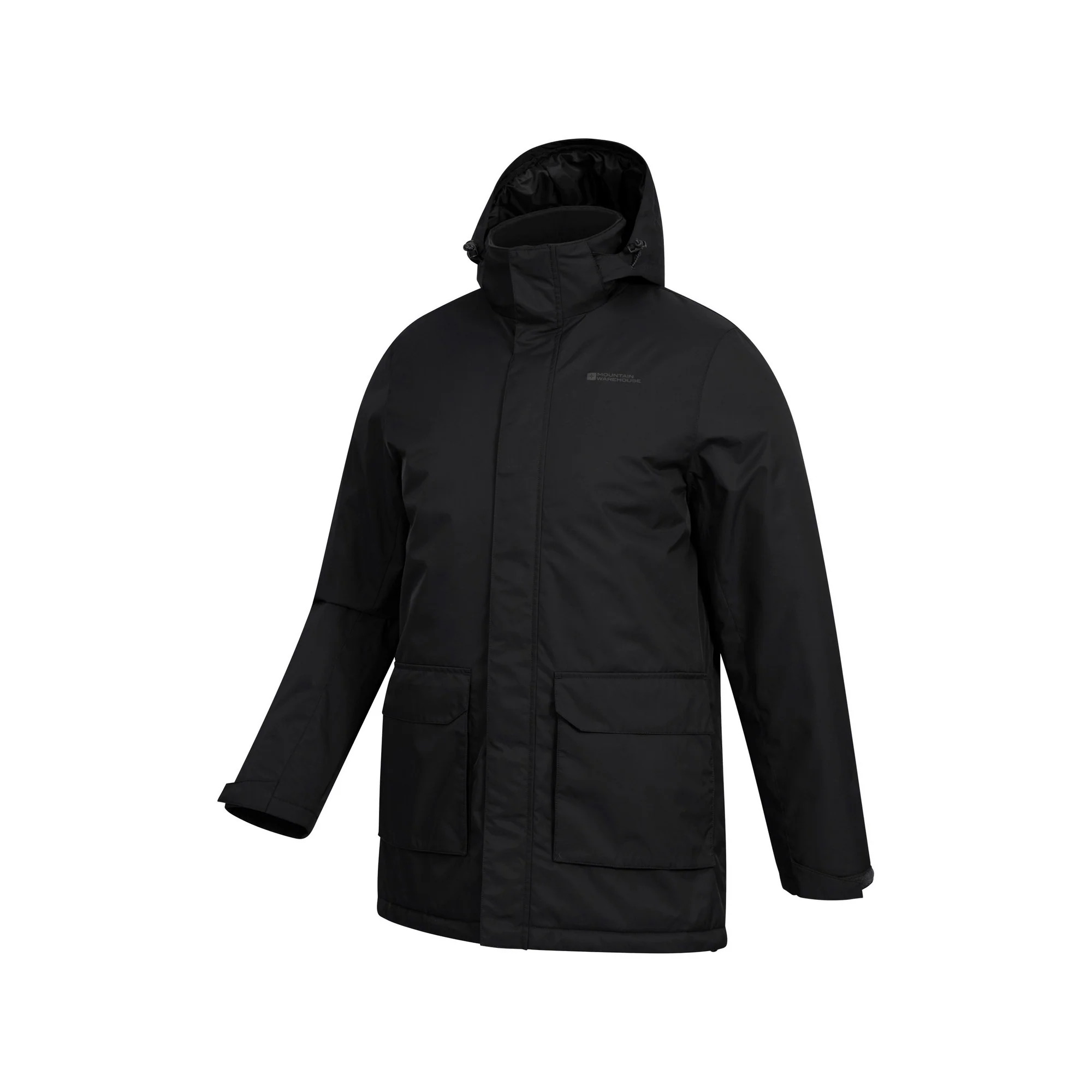 Mountain Warehouse Mens Ranger Padded Parka Black - Image 3