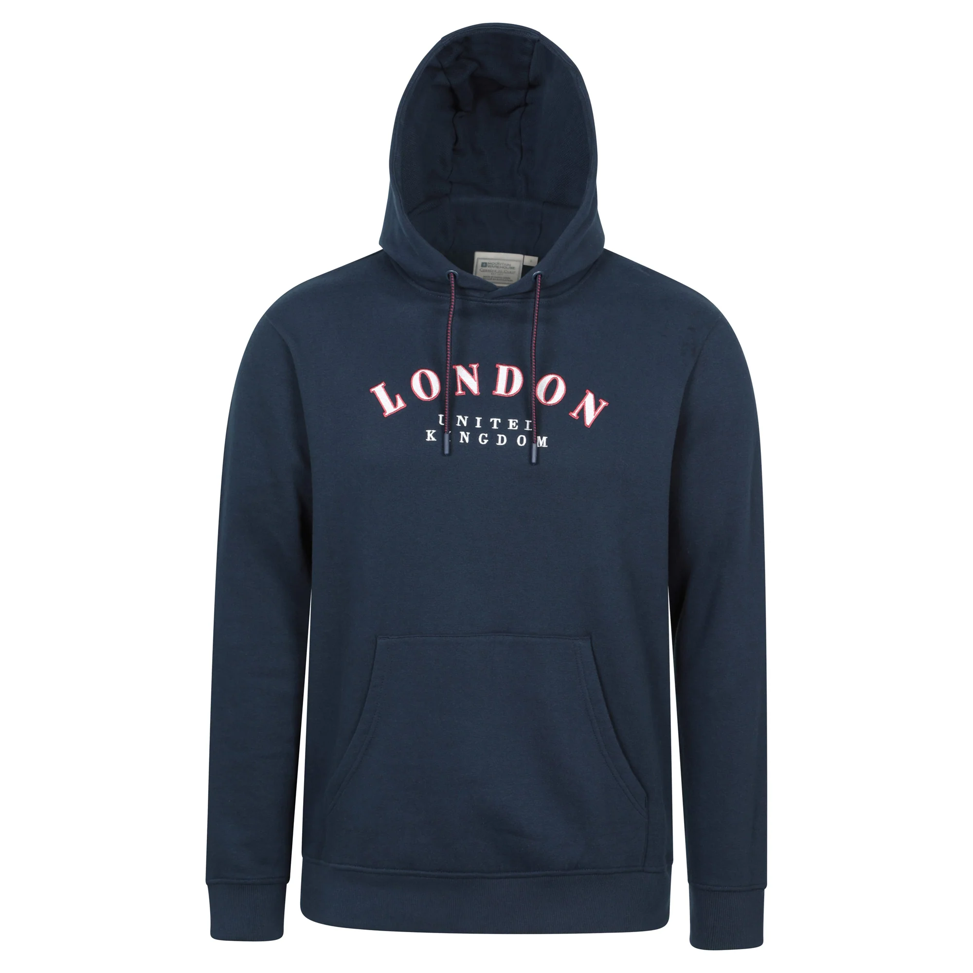 Mountain Warehouse Mens Regional London Graphic Hoodie Navy