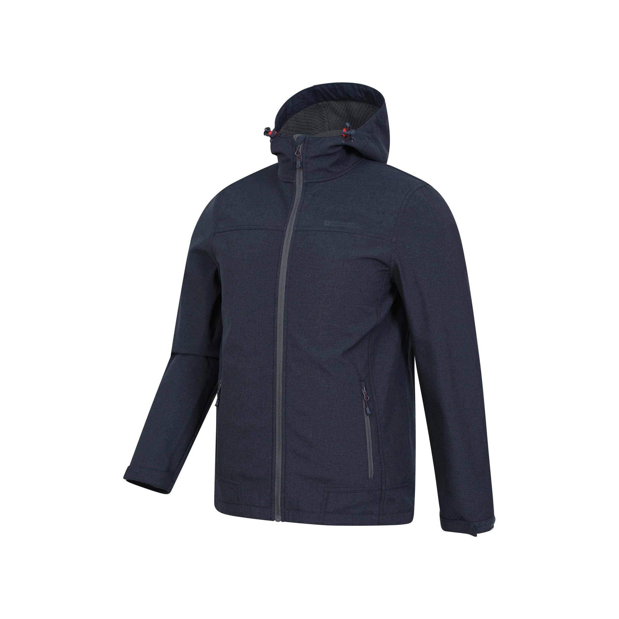 Mountain Warehouse Mens Reykjavik Softshell Windproof Jacket Navy - Image 3