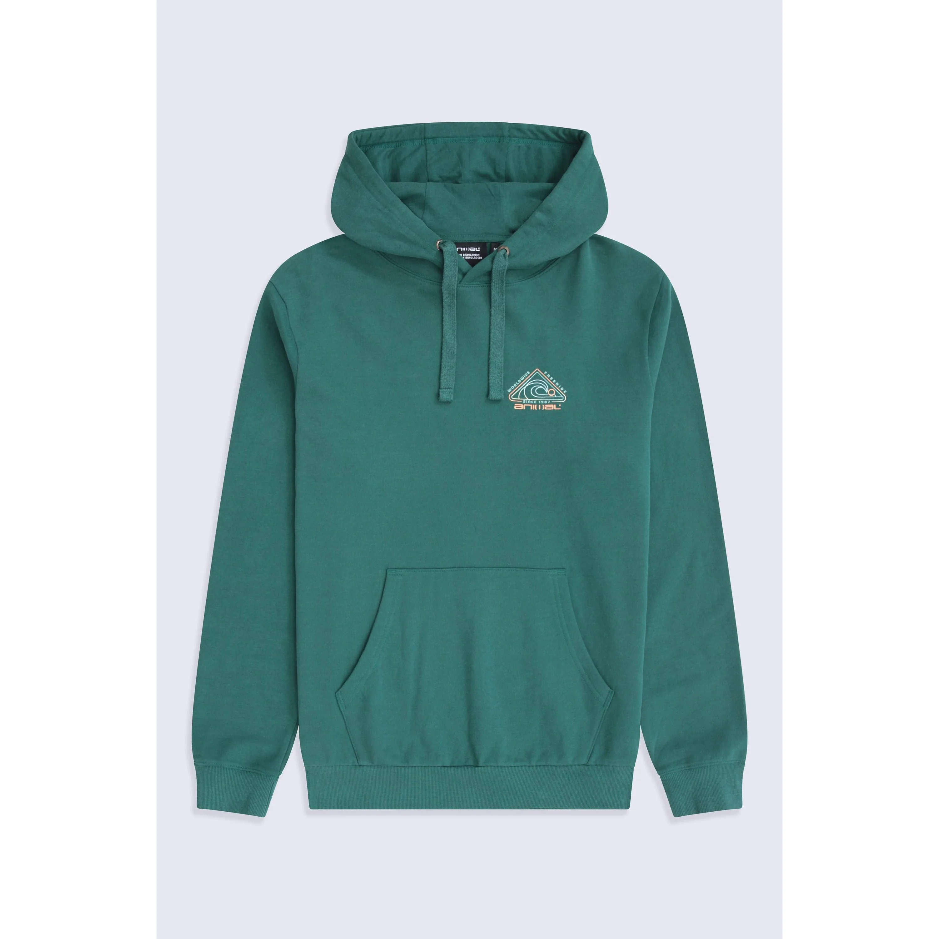 Mountain Warehouse Mens River Organic Hoodie Dark Green