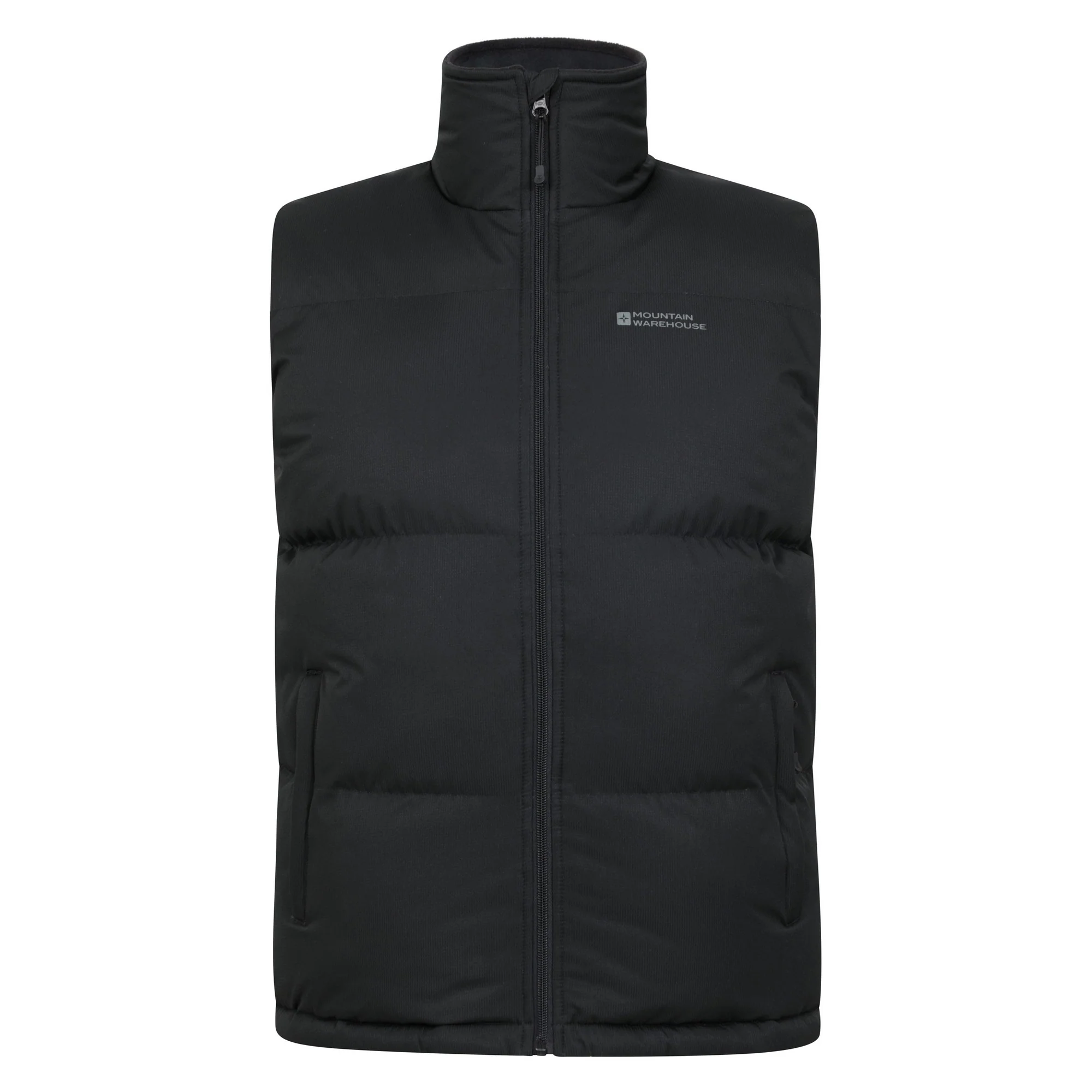 Mountain Warehouse Mens Rock Padded Gilet Black