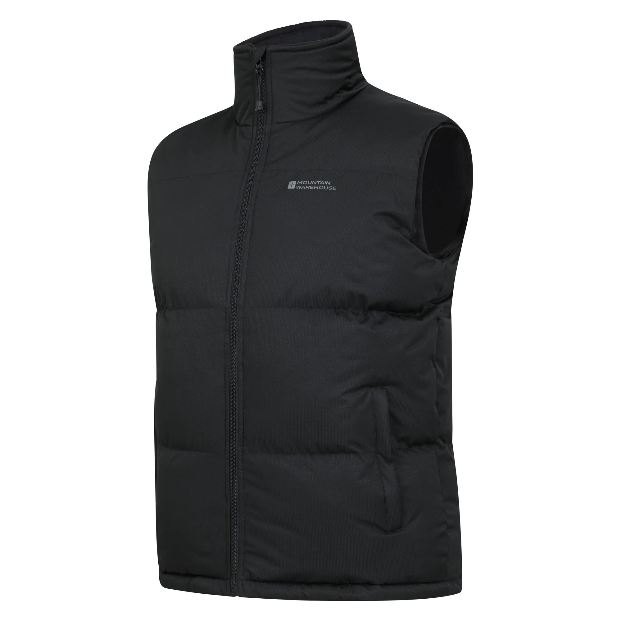 Mountain Warehouse Mens Rock Padded Gilet Black - Image 3
