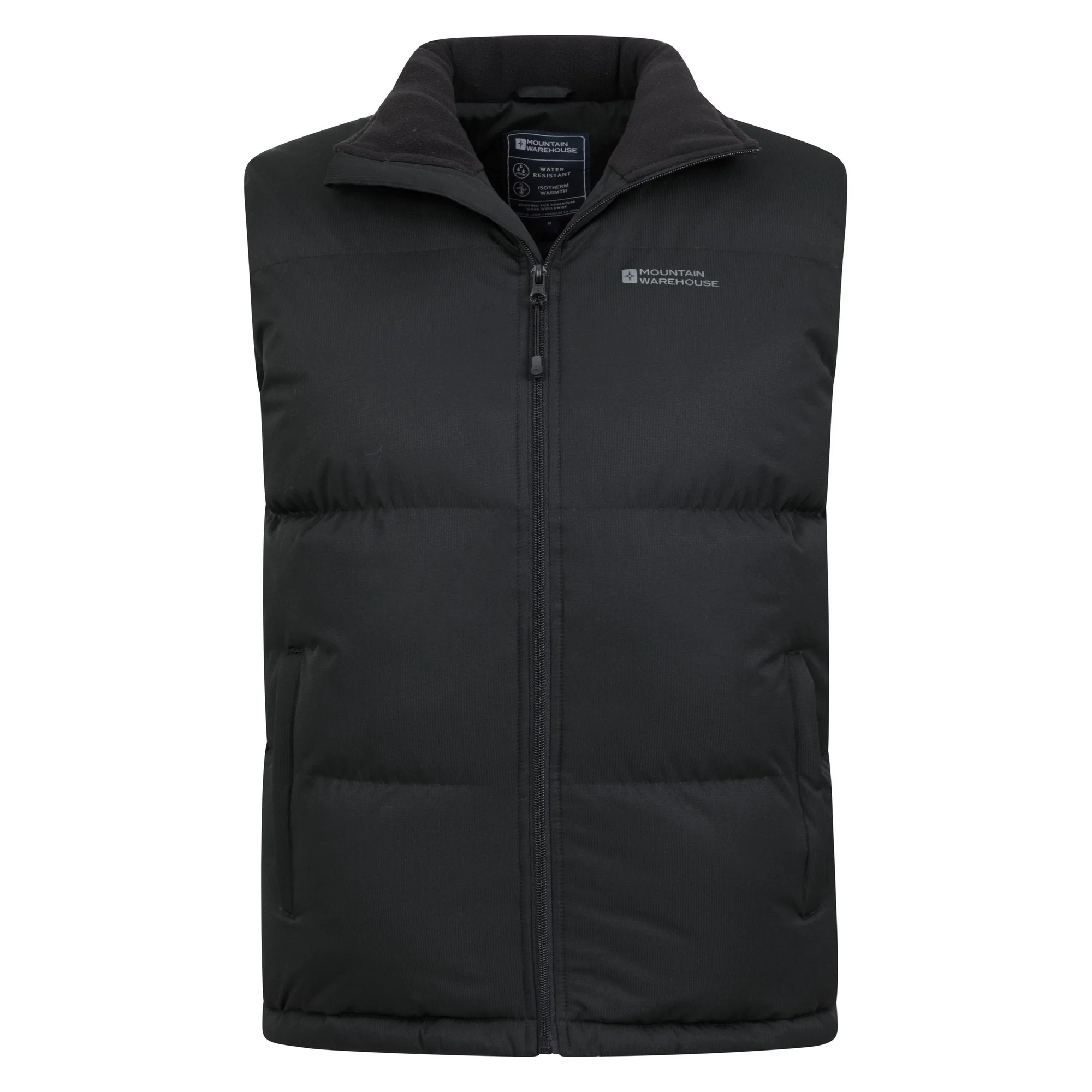 Mountain Warehouse Mens Rock Padded Gilet Black - Image 4