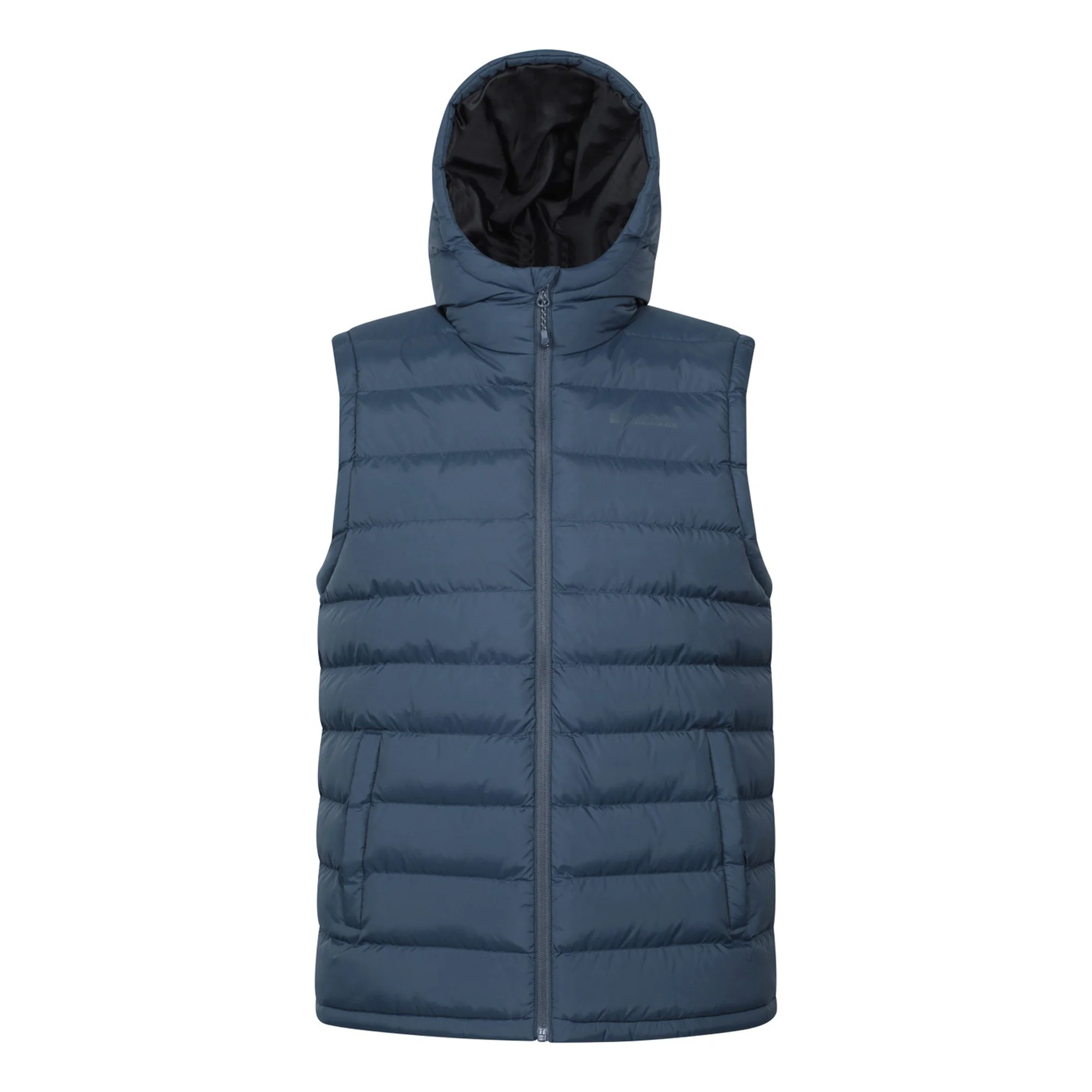 Mountain Warehouse Mens Seasons Hooded Padded Gilet Navy