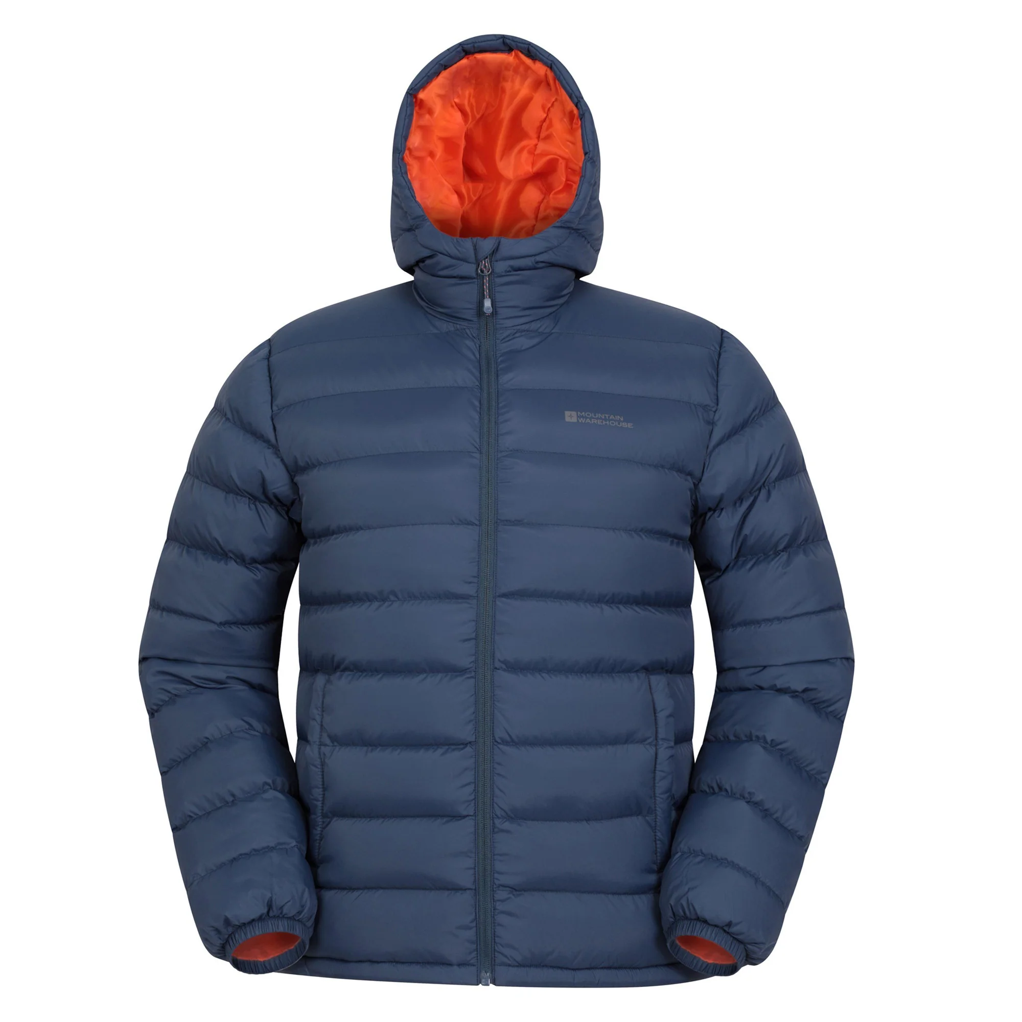 Mountain Warehouse Mens Seasons II Camo Padded Jacket Blue