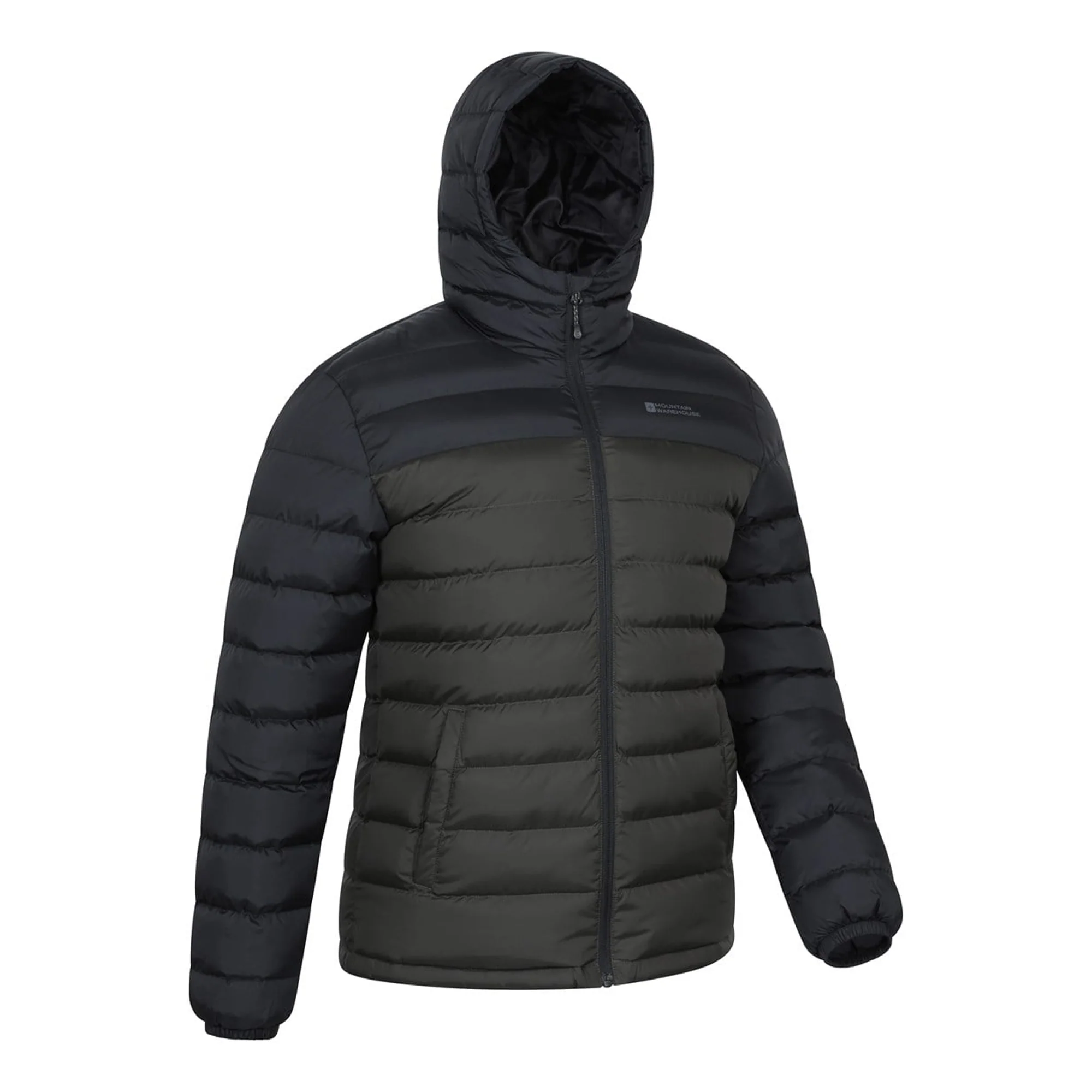 Mountain Warehouse Mens Seasons II Camo Padded Jacket Khaki Green - Image 3