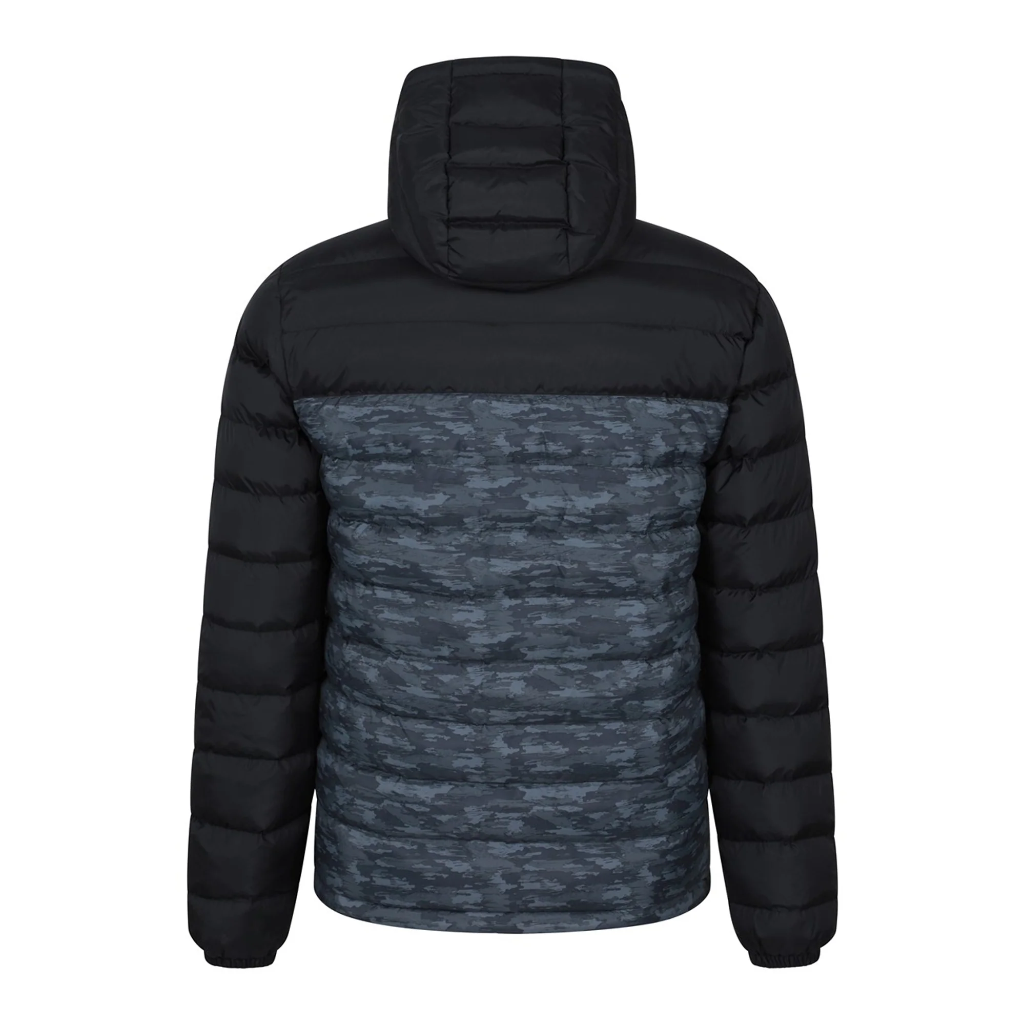 Mountain Warehouse Mens Seasons II Camo Padded Jacket Monochrome - Image 2