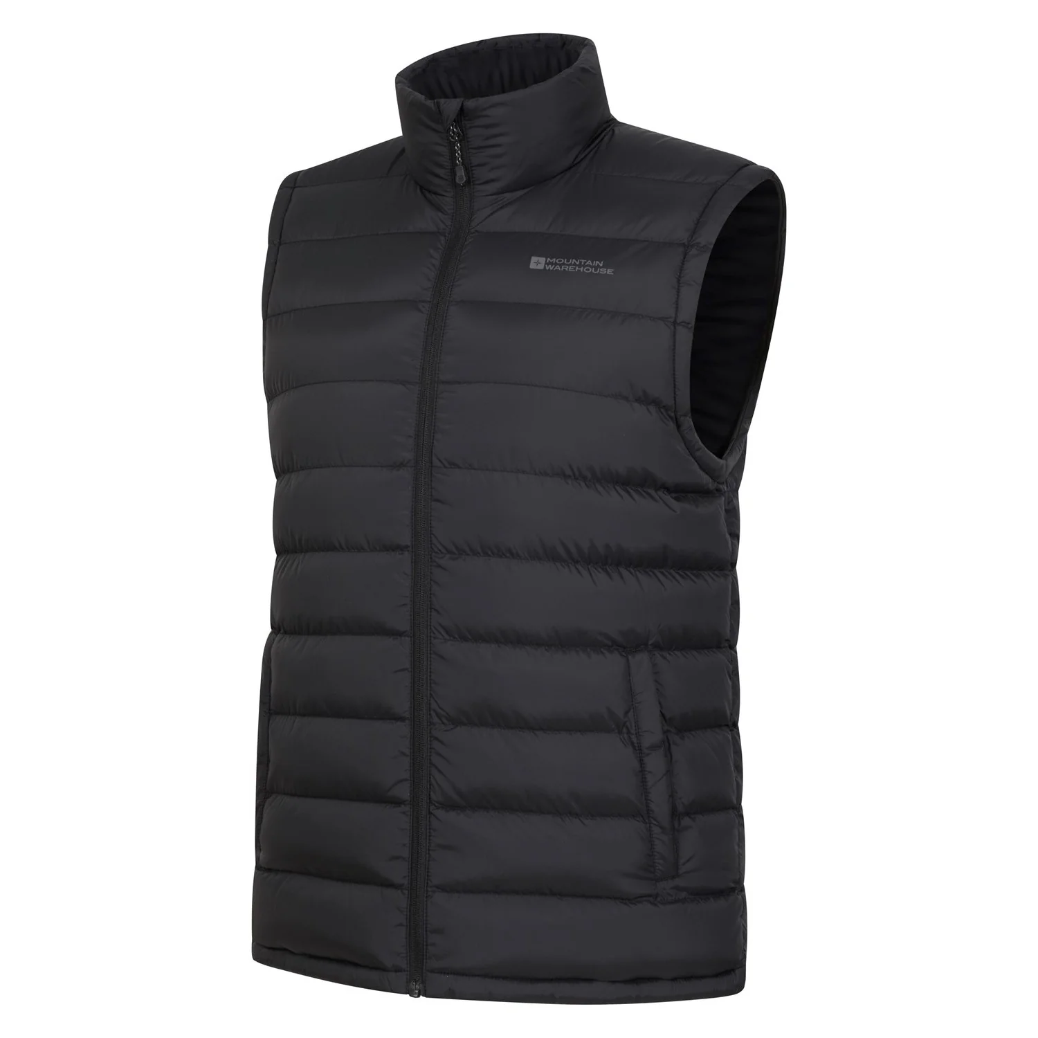 Mountain Warehouse Mens Seasons II Padded Gilet Black - Image 3