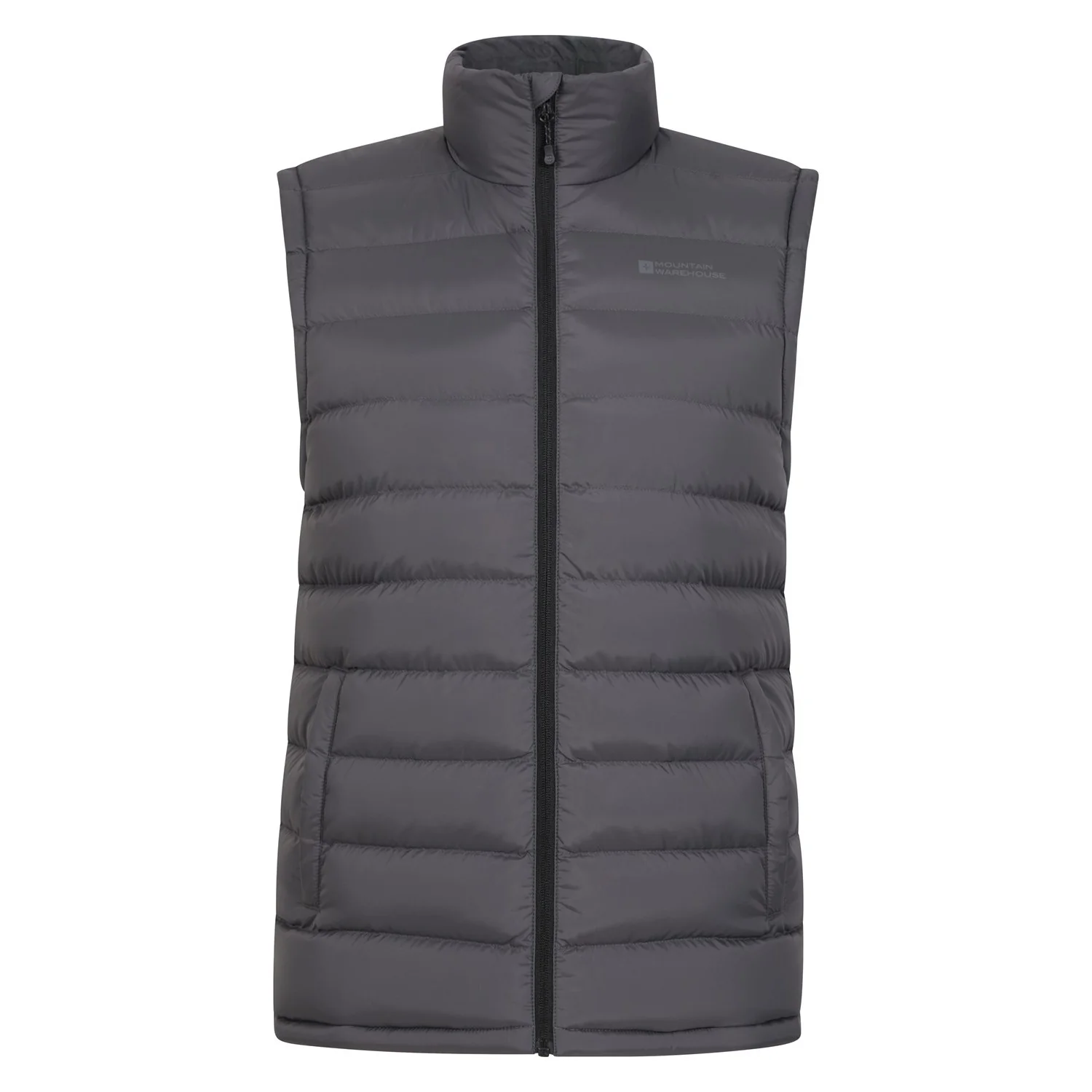 Mountain Warehouse Mens Seasons II Padded Gilet Charcoal