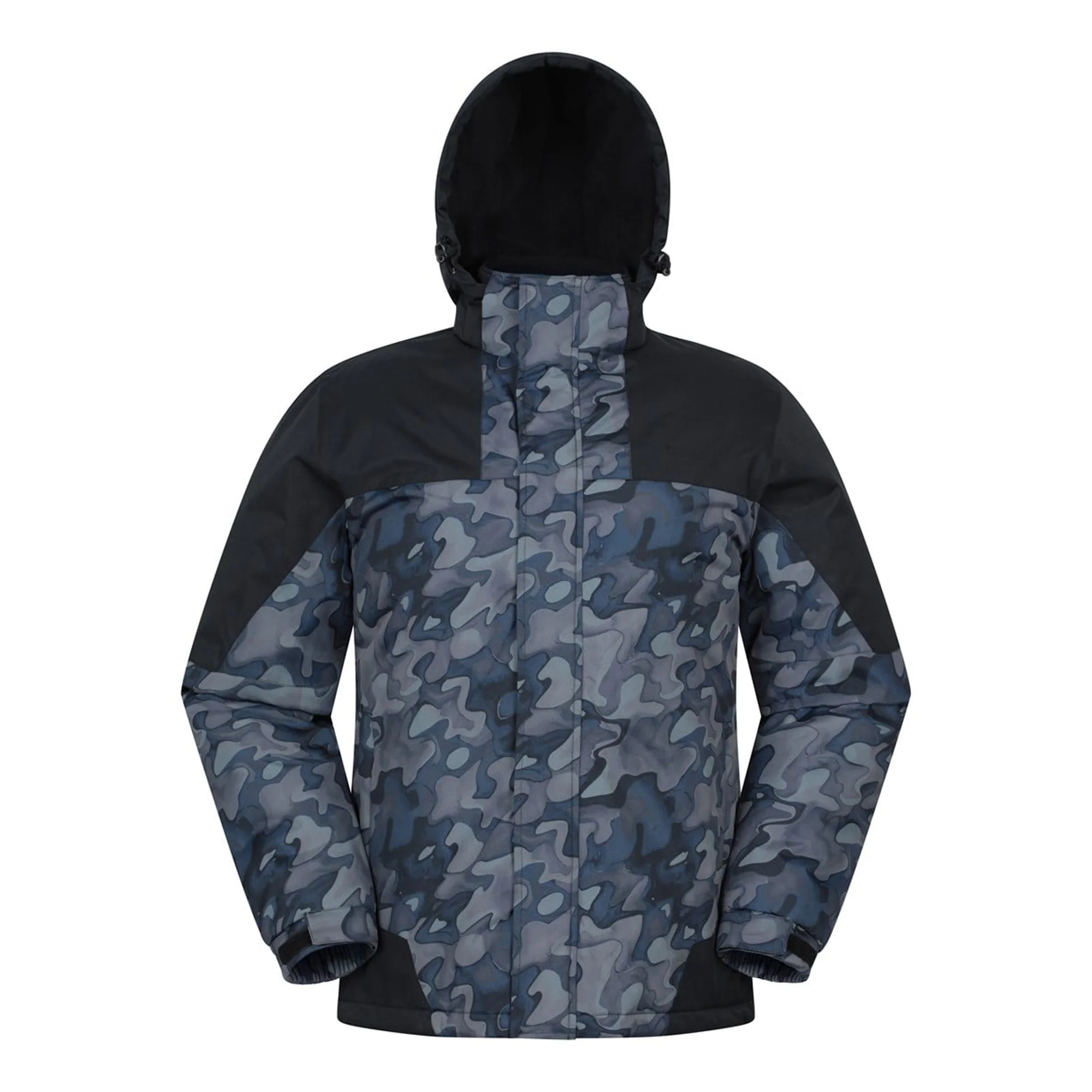 Mountain Warehouse Mens Shadow II Printed Ski Jacket Brown