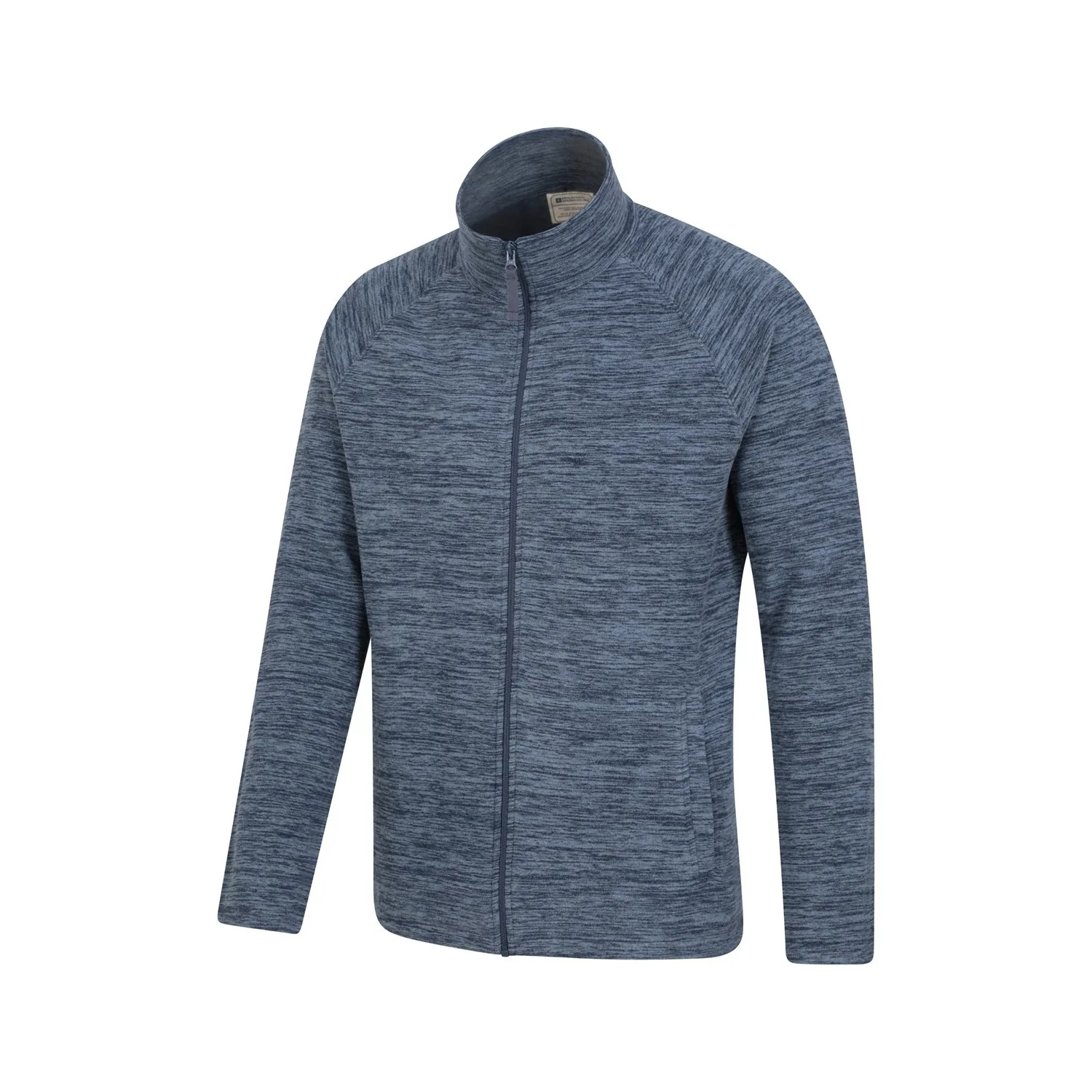 Mountain Warehouse Mens Snowdon II Full Zip Fleece Jacket Blue - Image 3