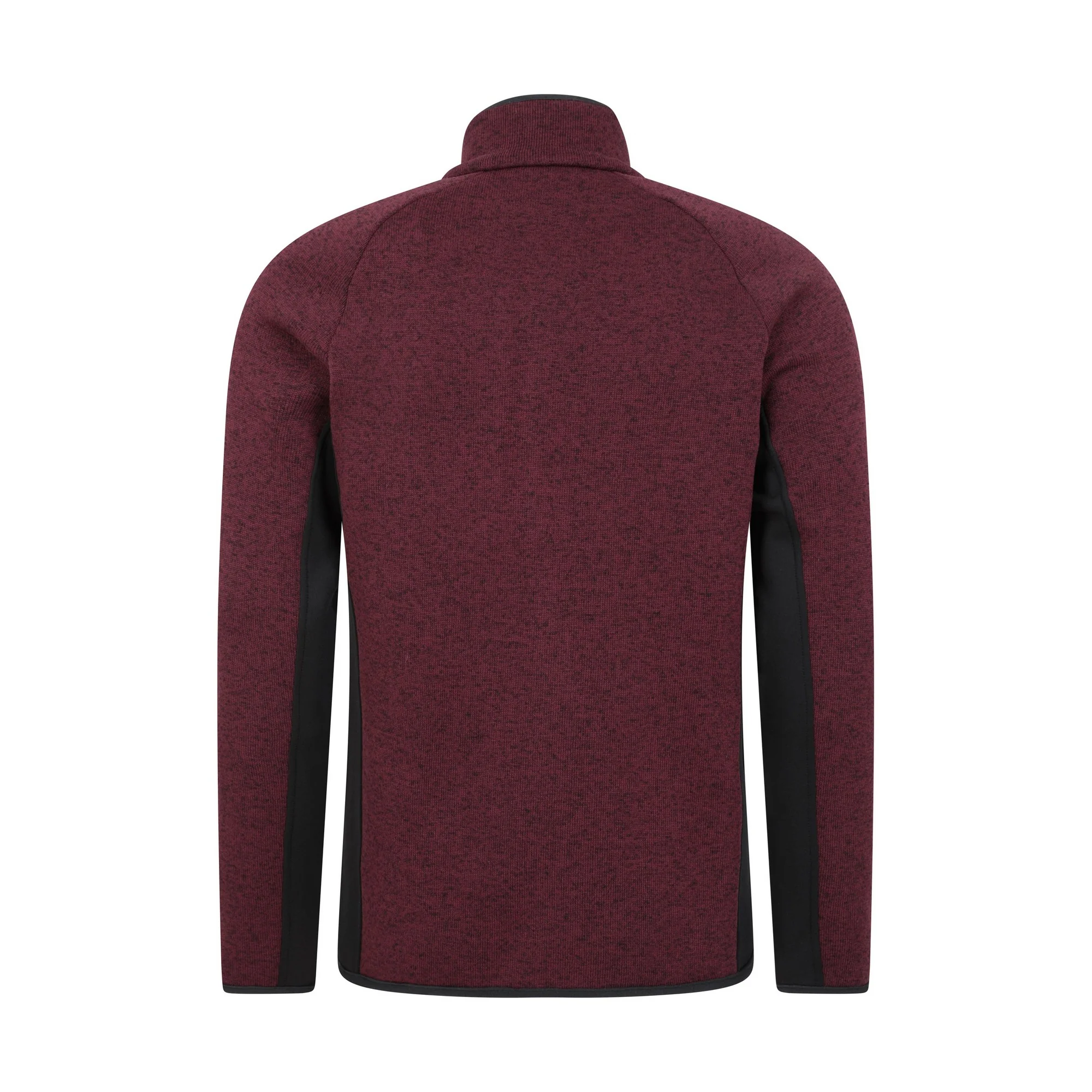 Mountain Warehouse Mens Treston Full Zip Fleece Jacket Burgundy - Image 2
