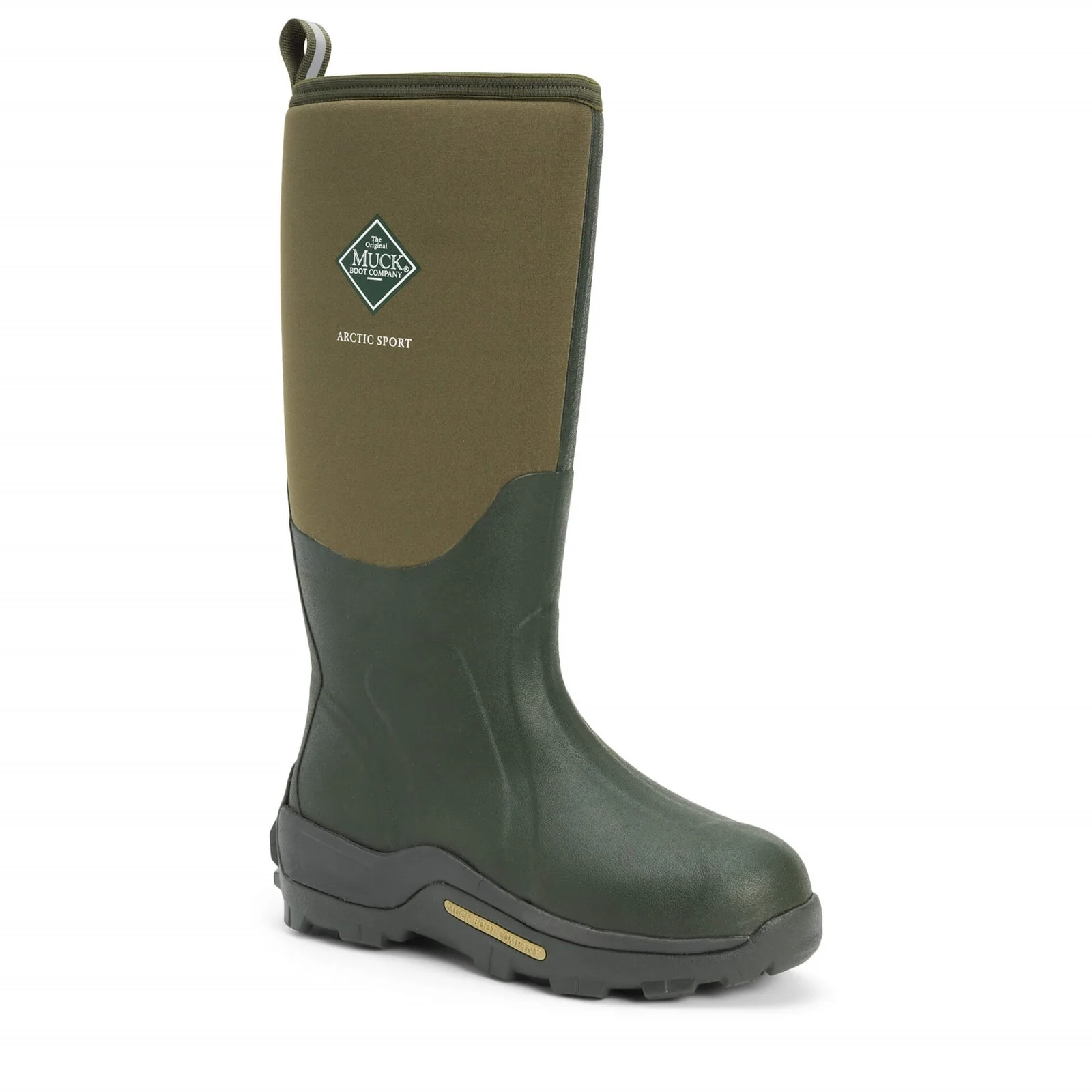 Muck Boots Unisex Arctic Sport Pull On Wellington Boot Moss - Image 6