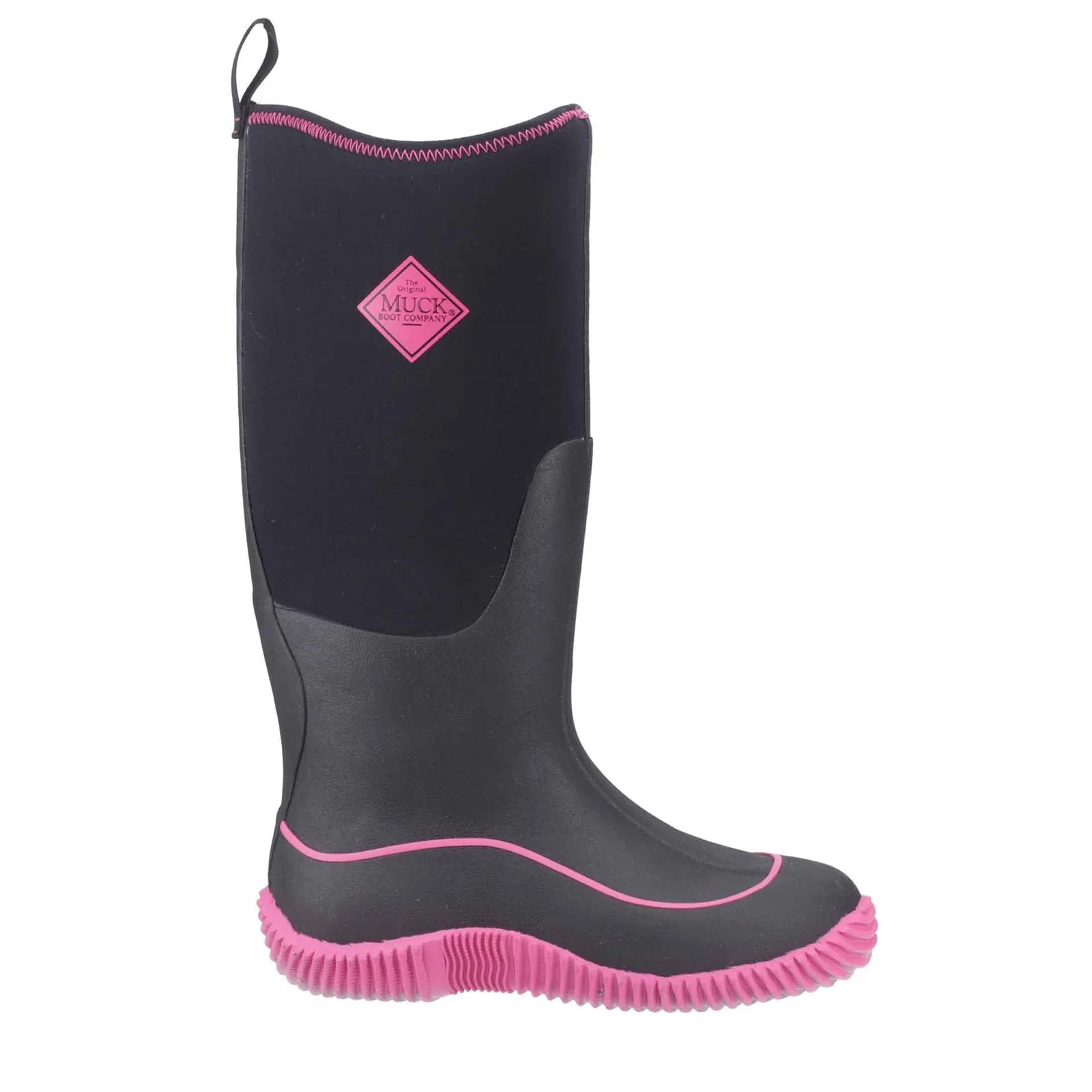 Muck Boots Womens Hale Pull On Wellington Boot Black - Image 6