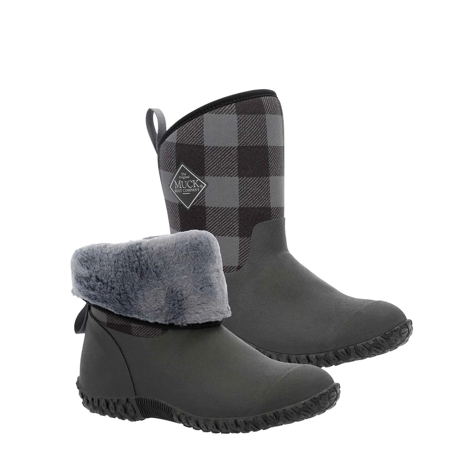 Muck Boots Womens Muckster II Mid Wellington Black - Image 6