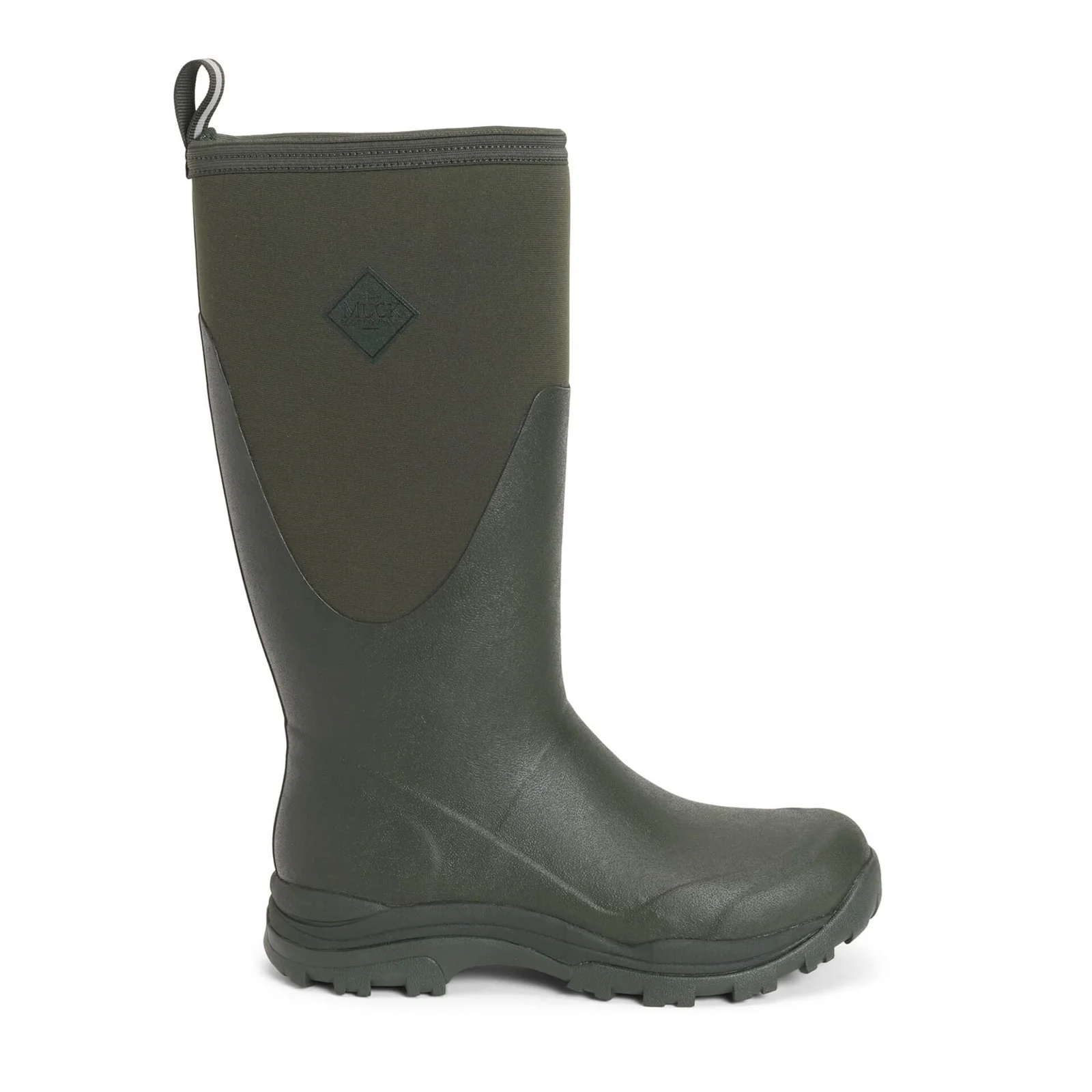 Muck Boots Mens Outpost Tall Wellington Moss