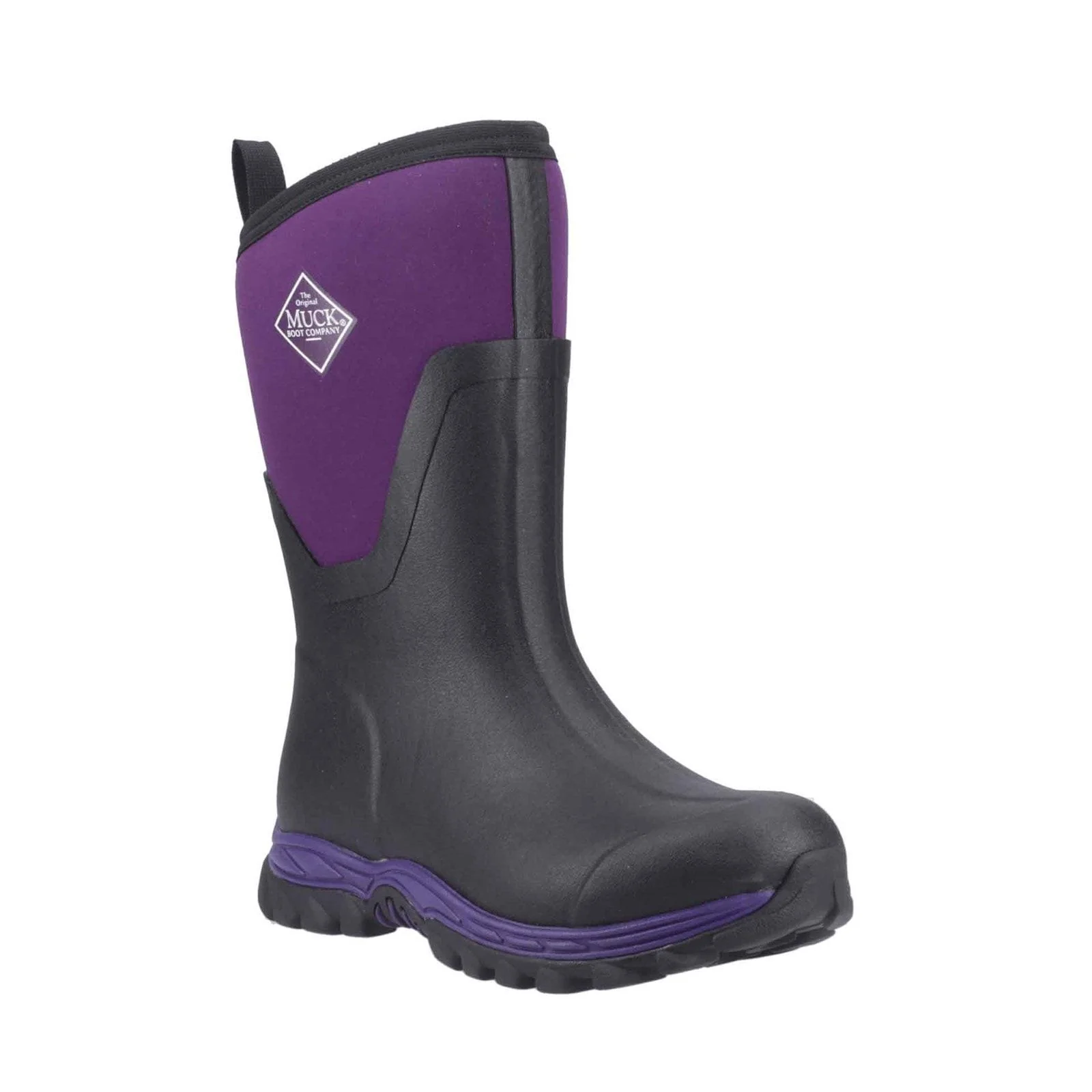 Muck Boots Womens Arctic Sport II Mid Wellington Black/Acai - Image 6