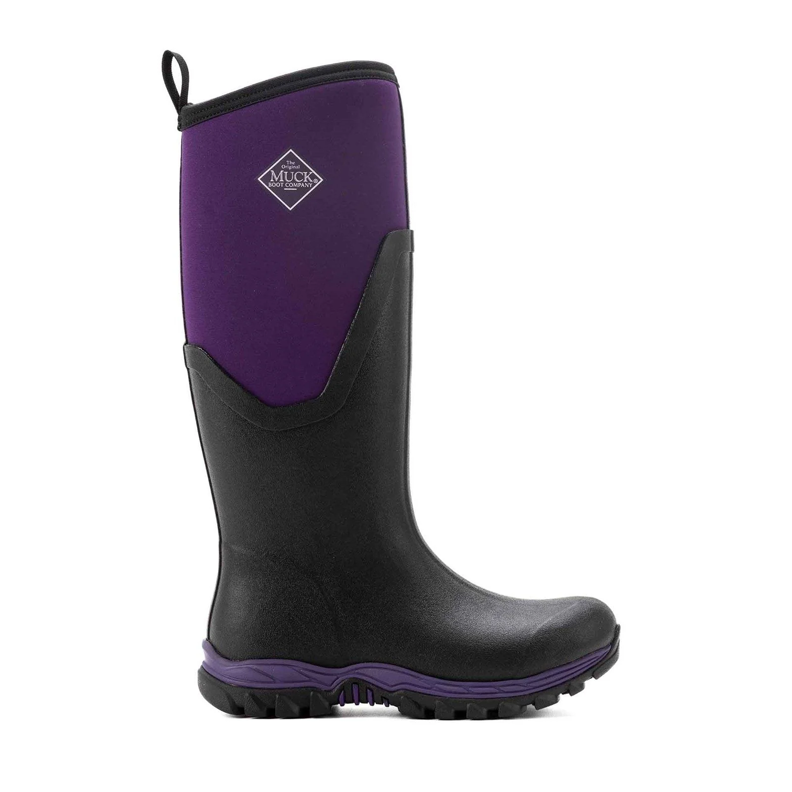 Muck Boots Womens Arctic Sport II Tall Wellington Black/Acai