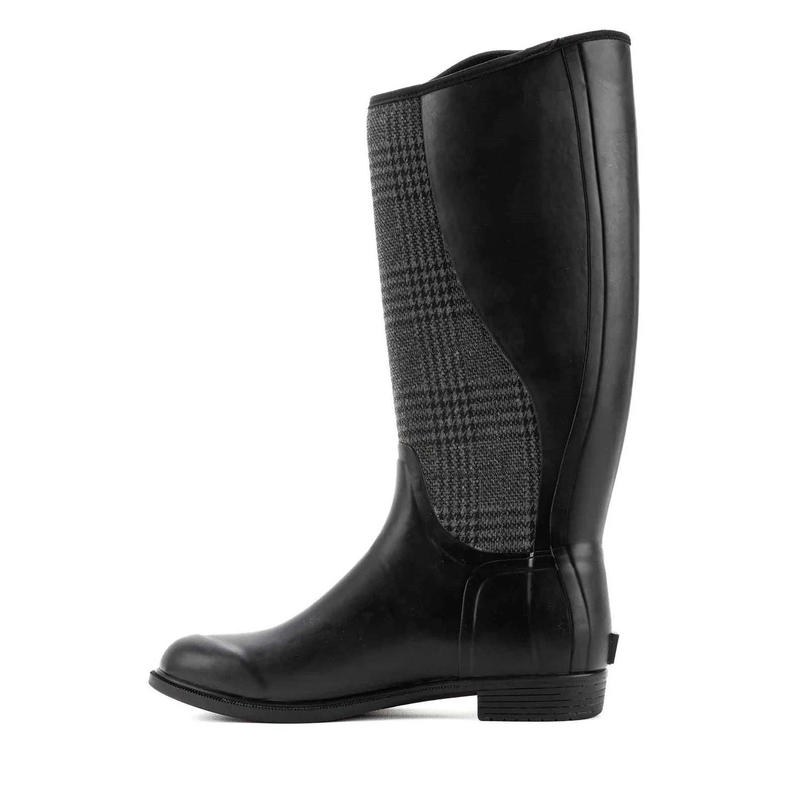 Muck Boots Womens Derby Tall Black/Plaid - Image 2