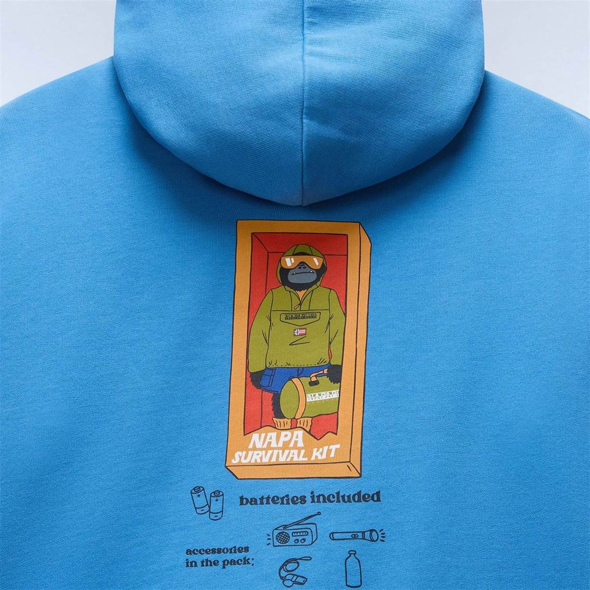 Napapijri Kids B-Albedo Hoodie Blue - Image 3