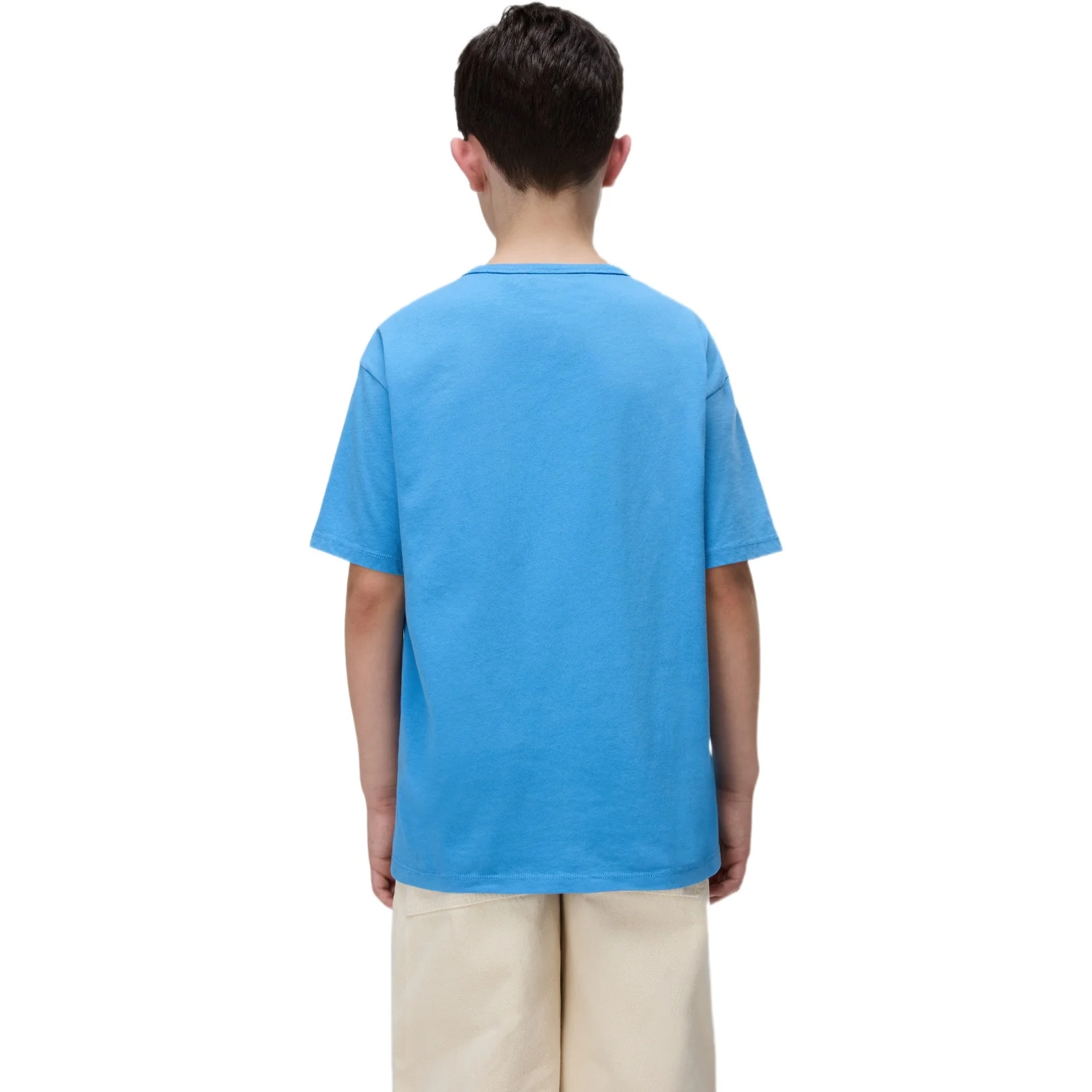 Napapijri Kids S New Box Logo T-Shirt Blue - Image 2