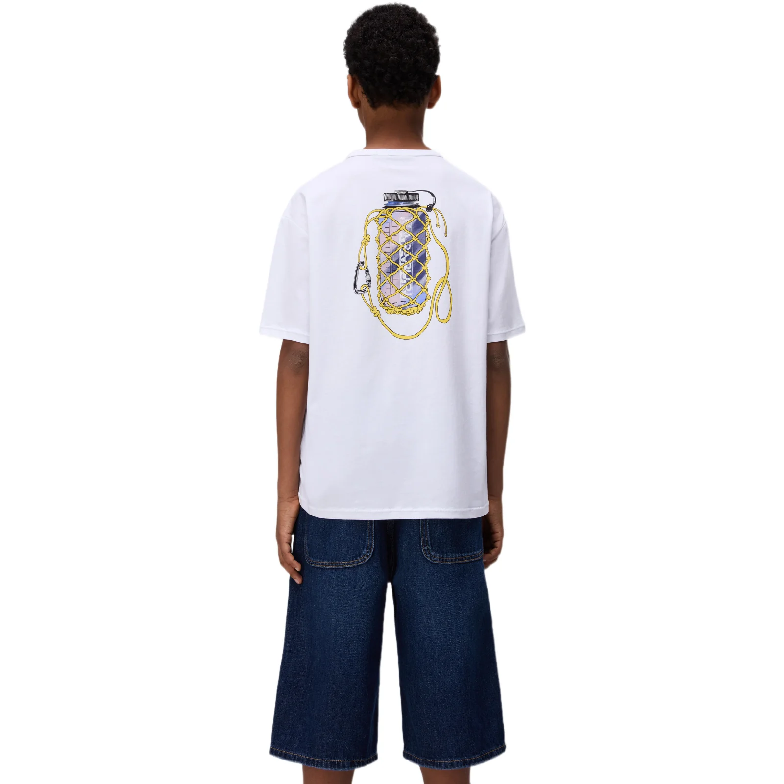 Napapijri Kids S-Oeste Graphic T-Shirt White - Image 2