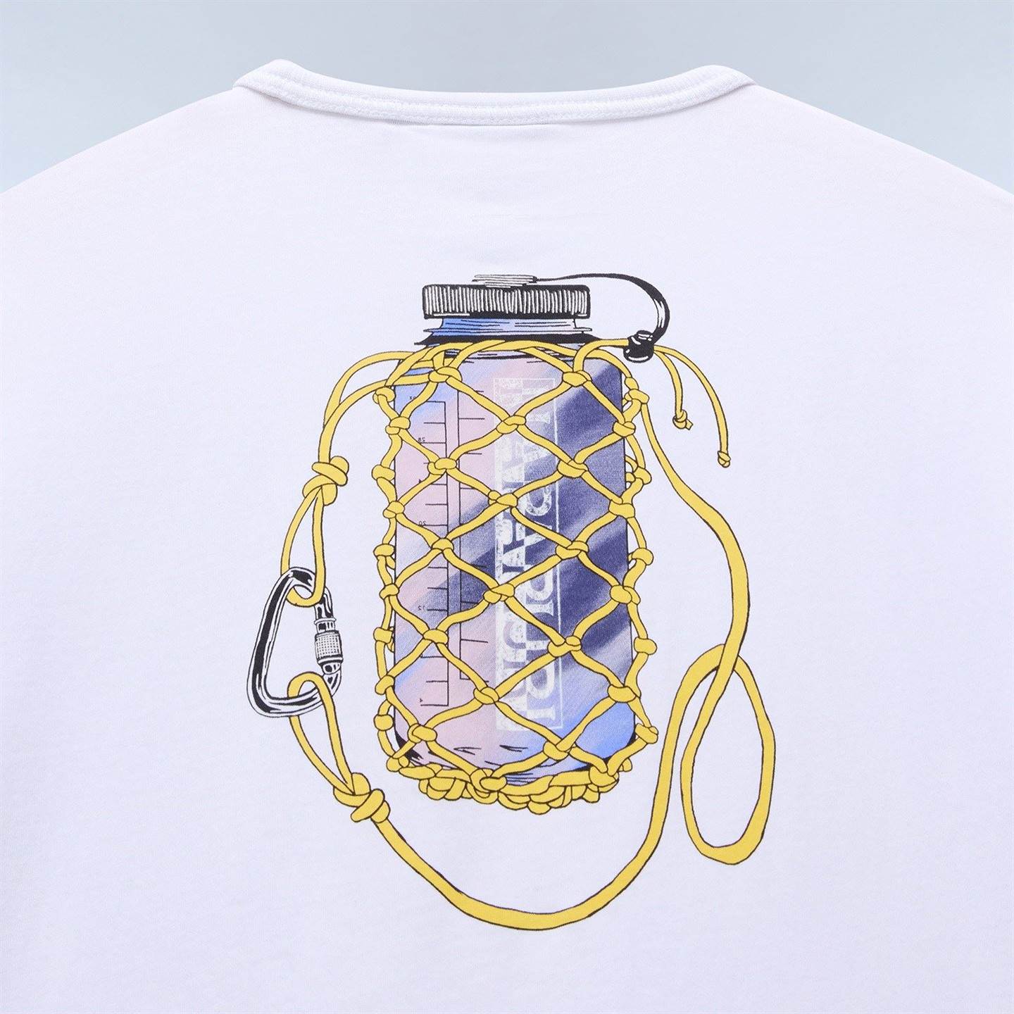 Napapijri Kids S-Oeste Graphic T-Shirt White - Image 3