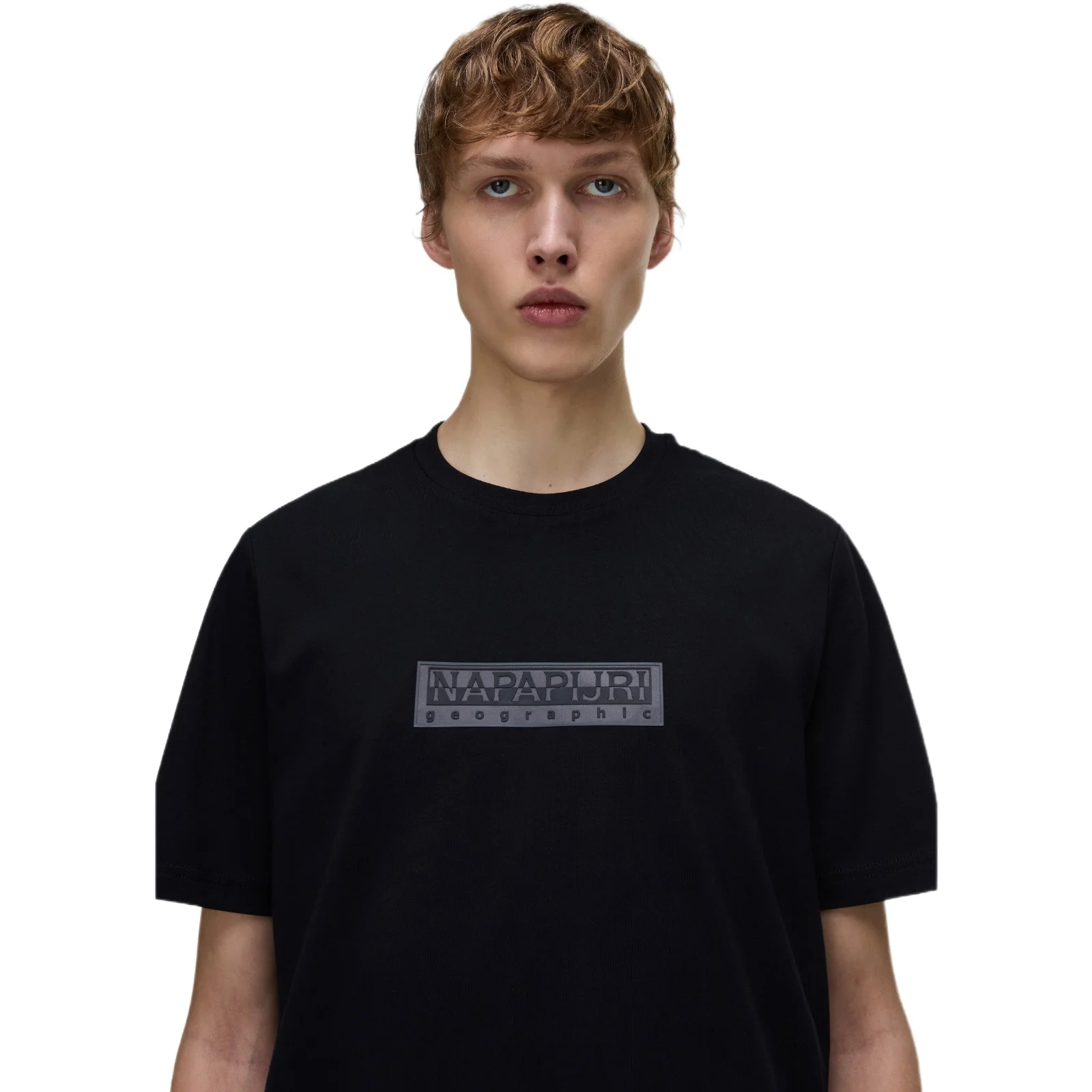 Napapijri Mens B-Box LogoT-Shirt Black - Image 5