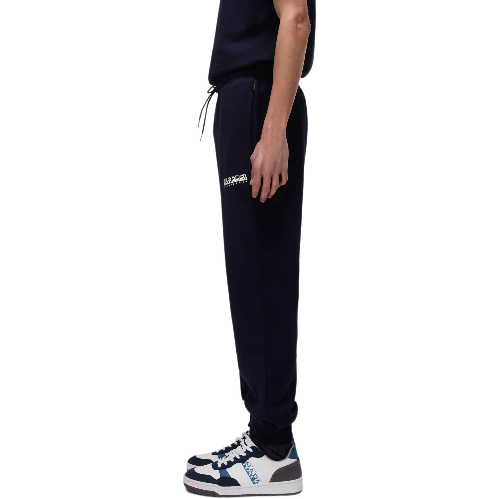 Napapijri Mens M-GORI Fleece Pants Navy - Image 6