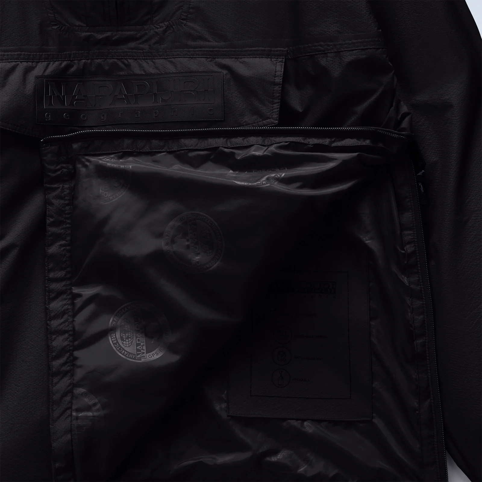 Napapijri Mens Rain Forest Next Jacket Black - Image 6