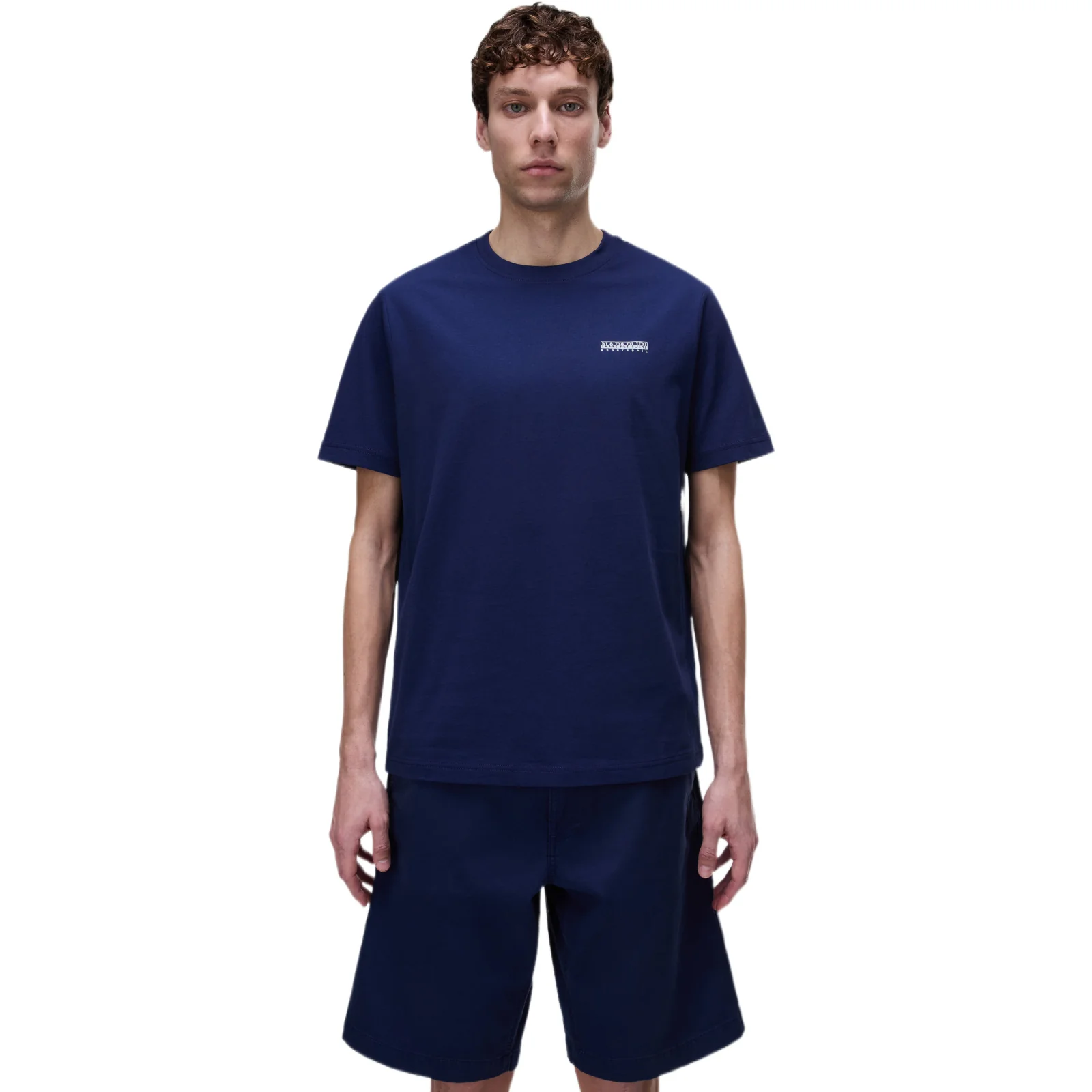 Napapijri Mens S-Flint BPLogo T-Shirt Navy