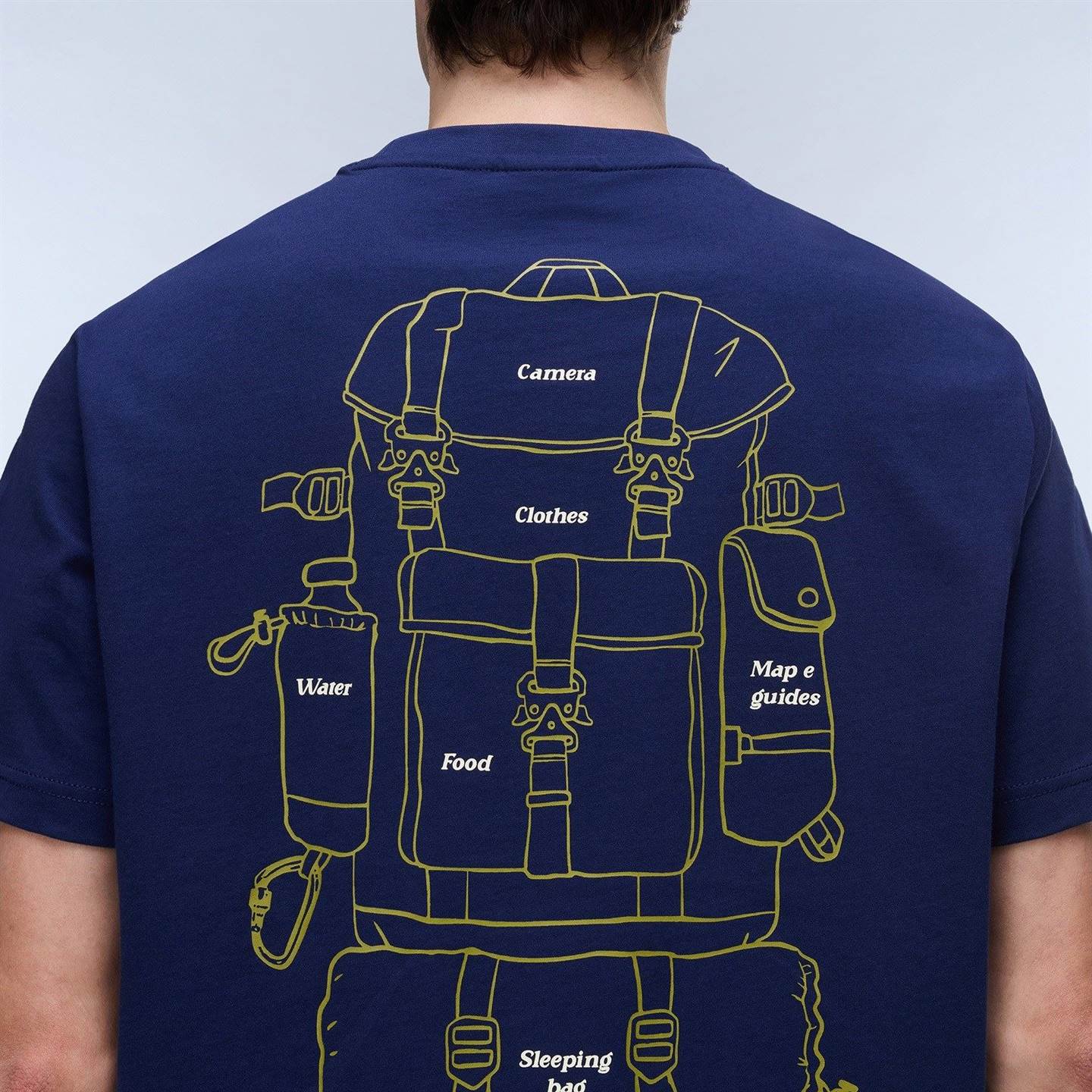 Napapijri Mens S-Flint BPLogo T-Shirt Navy - Image 4