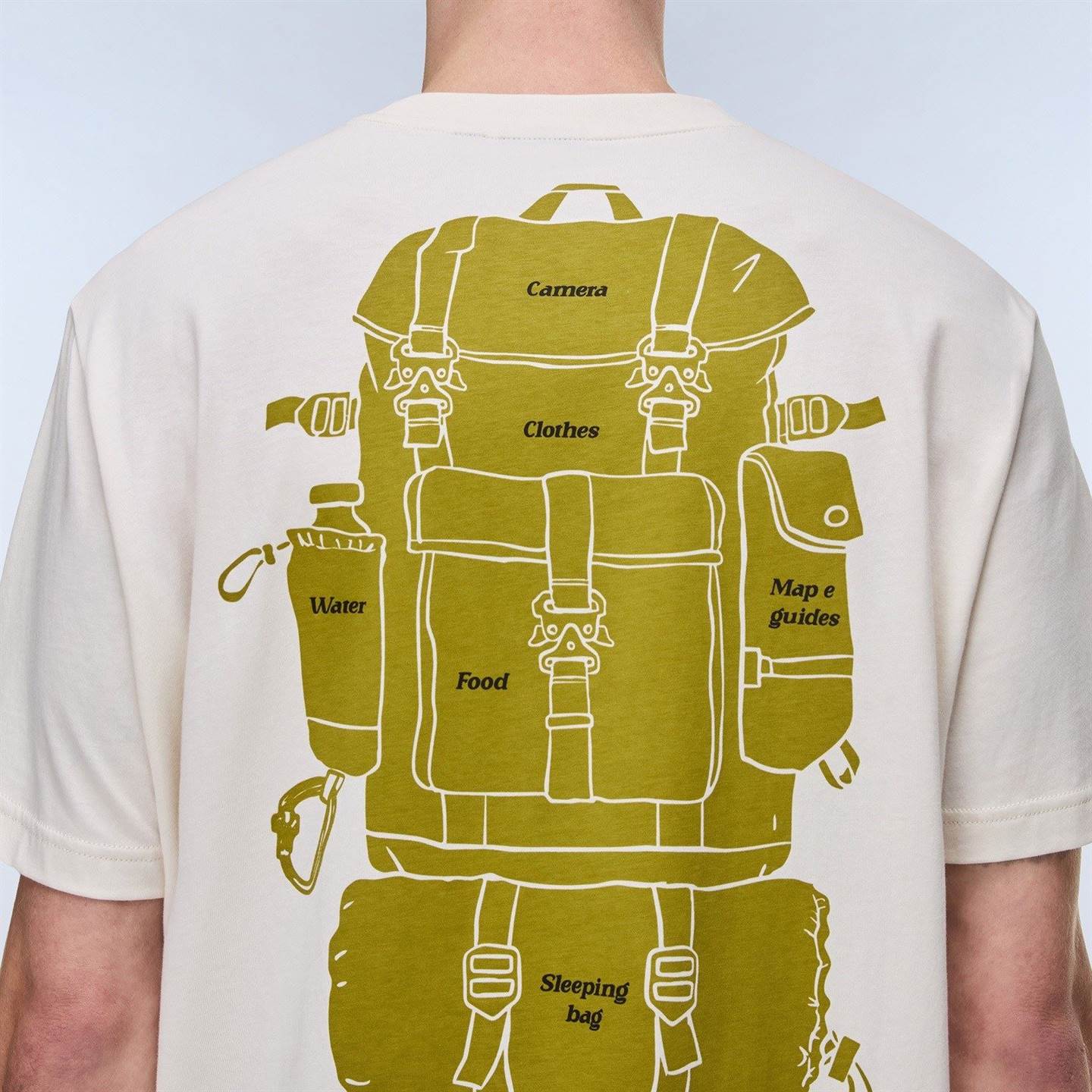 Napapijri Mens S-Flint BPLogo T-Shirt White - Image 4