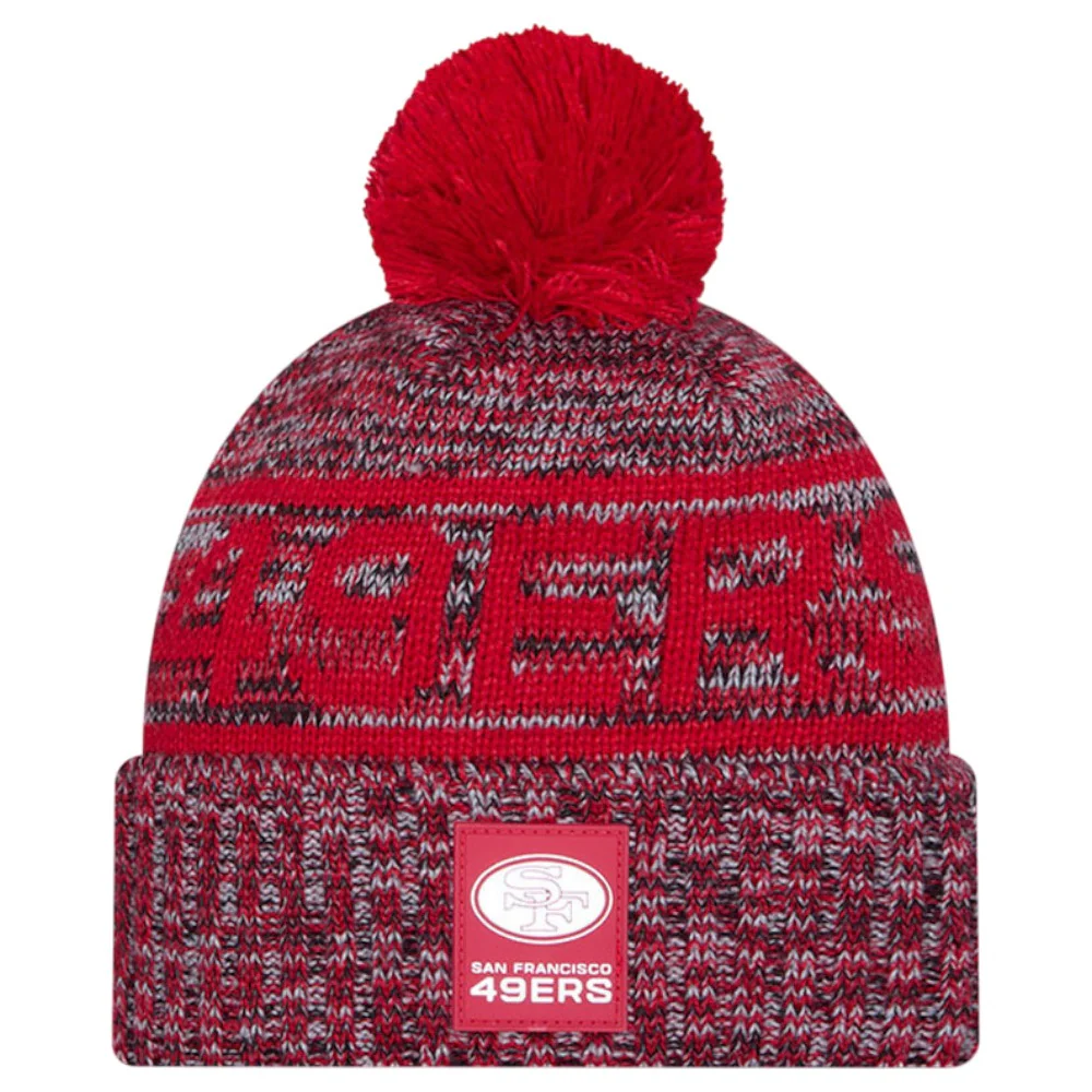 New Era NFL 2025 49ers Sideline Bobble Hat