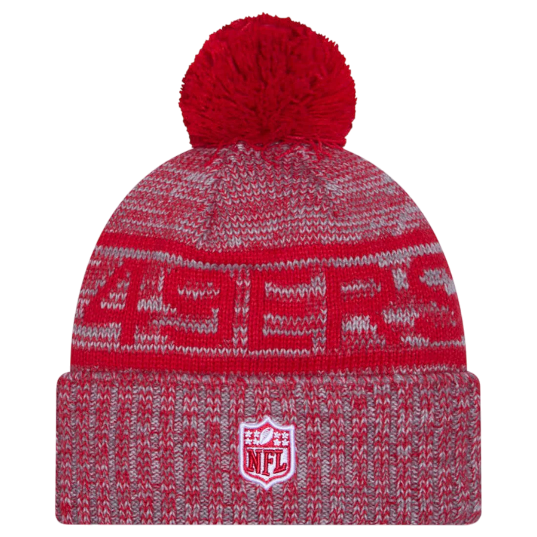 New Era NFL 2025 49ers Sideline Bobble Hat - Image 2