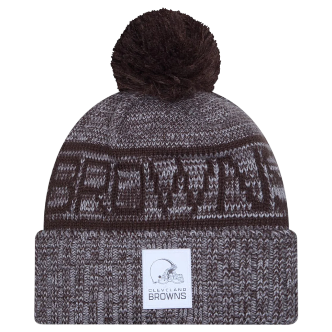 New Era NFL 2025 Browns Sideline Bobble Hat