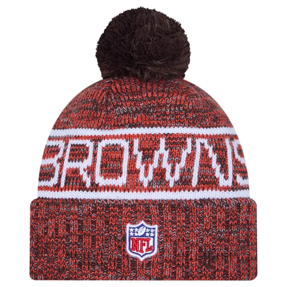 New Era NFL 2025 Browns Sideline Bobble Hat - Image 2