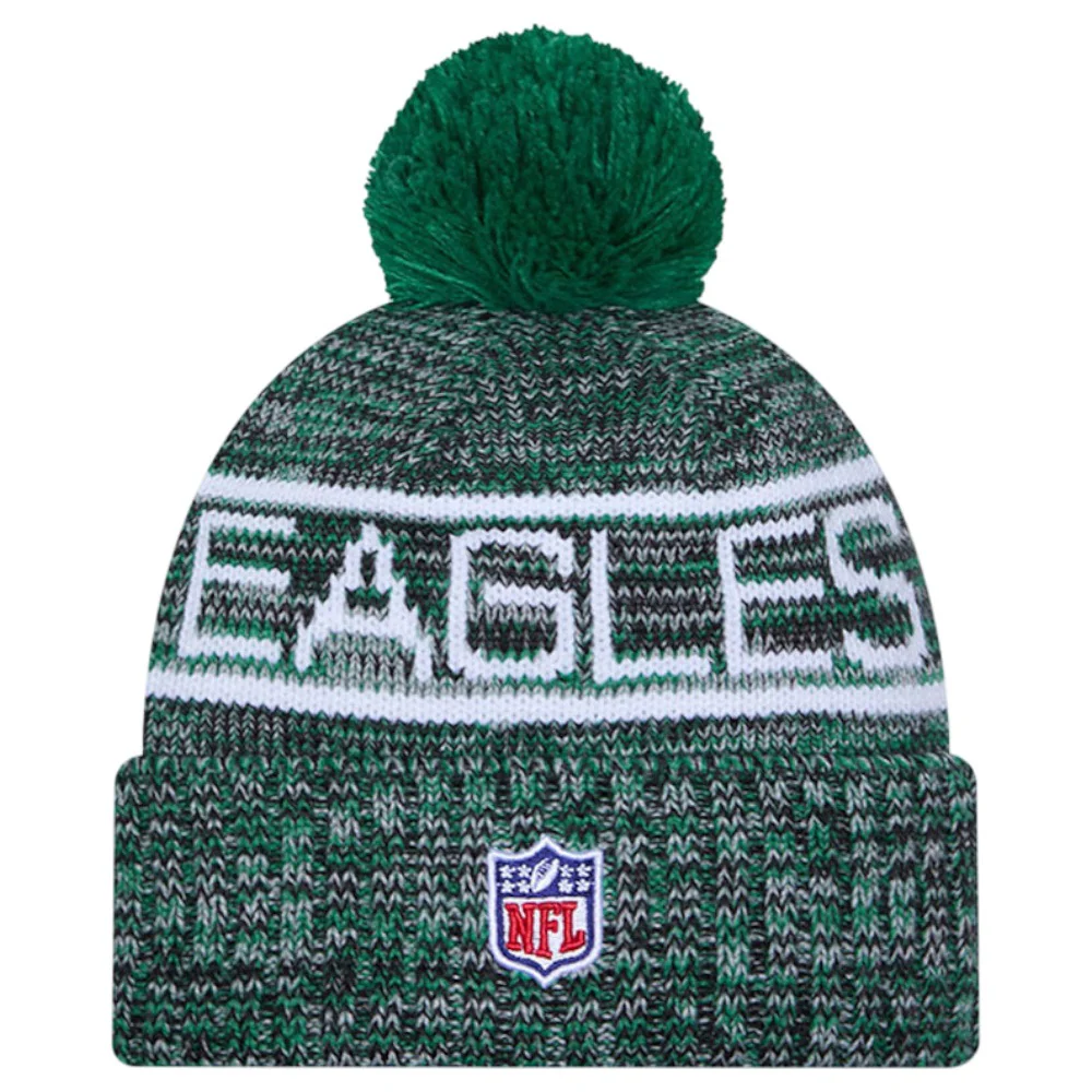 New Era NFL 2025 Eagles Sideline Bobble Hat - Image 2