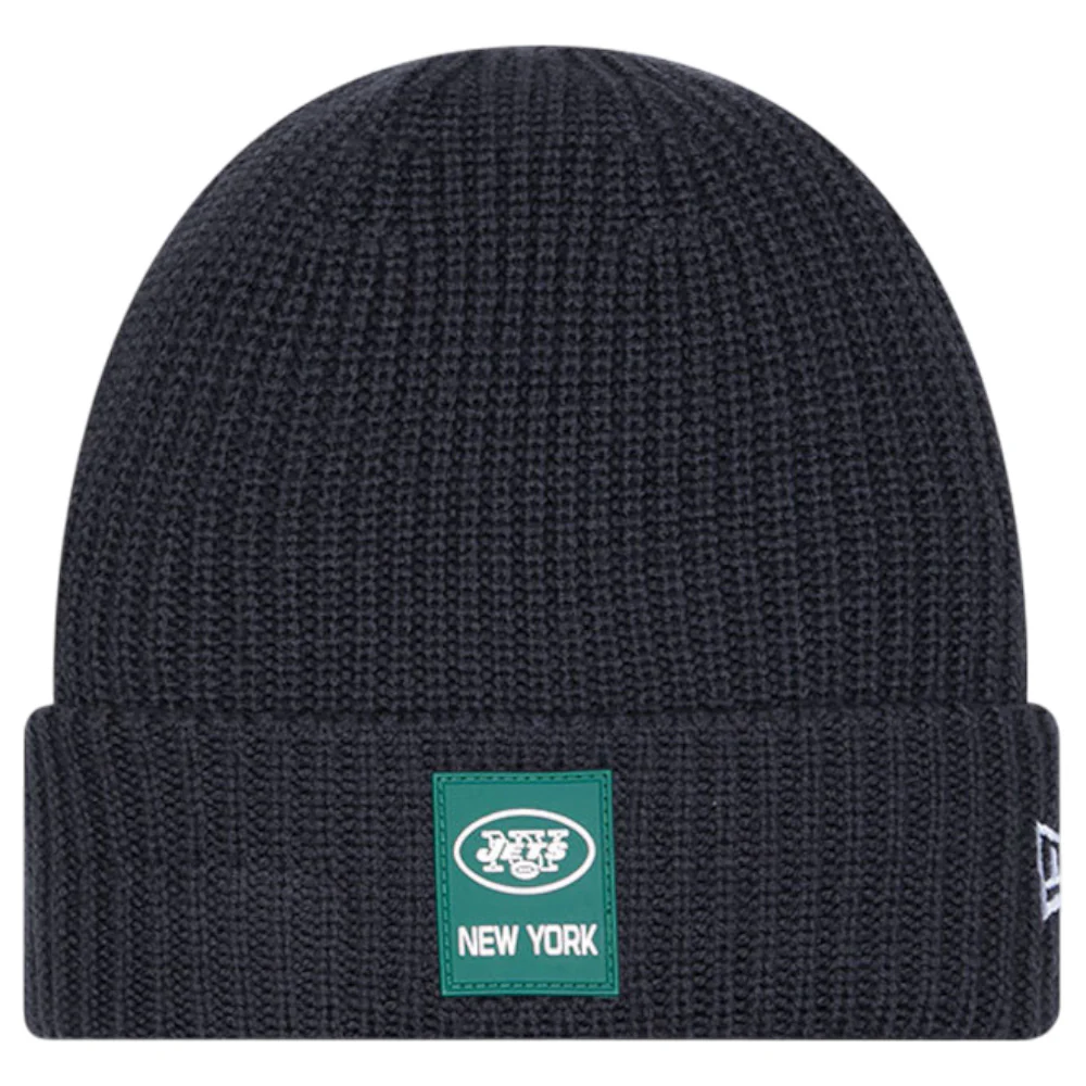 New Era NFL Sideline 2025 Jets Knit Beanie Hat
