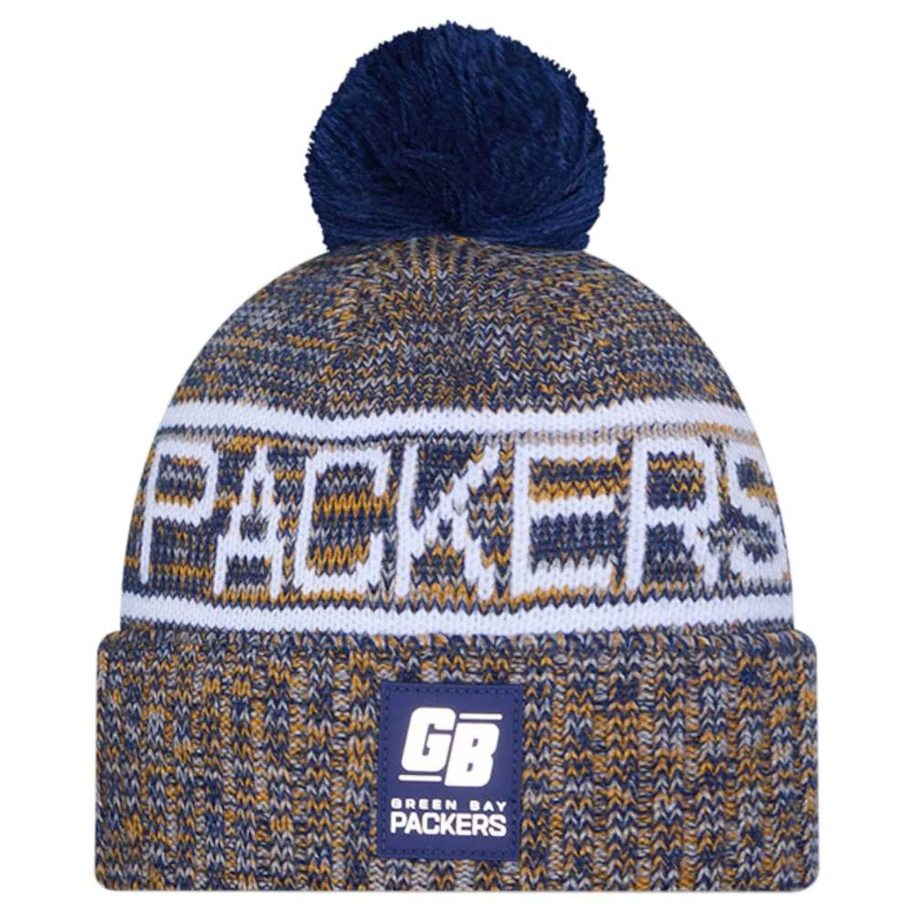 New Era NFL 2025 Packers Sideline Bobble Hat