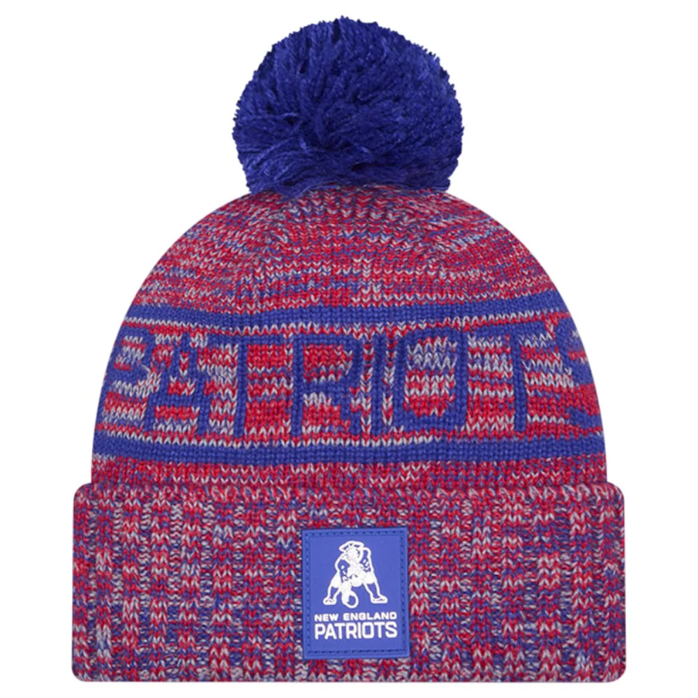New Era NFL 2025 Patriots Sideline Bobble Hat