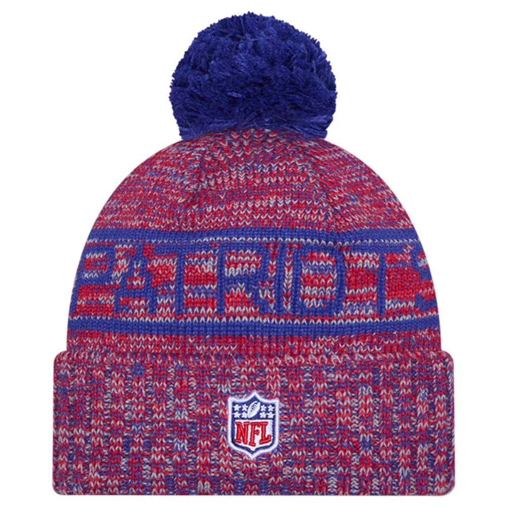 New Era NFL 2025 Patriots Sideline Bobble Hat - Image 2