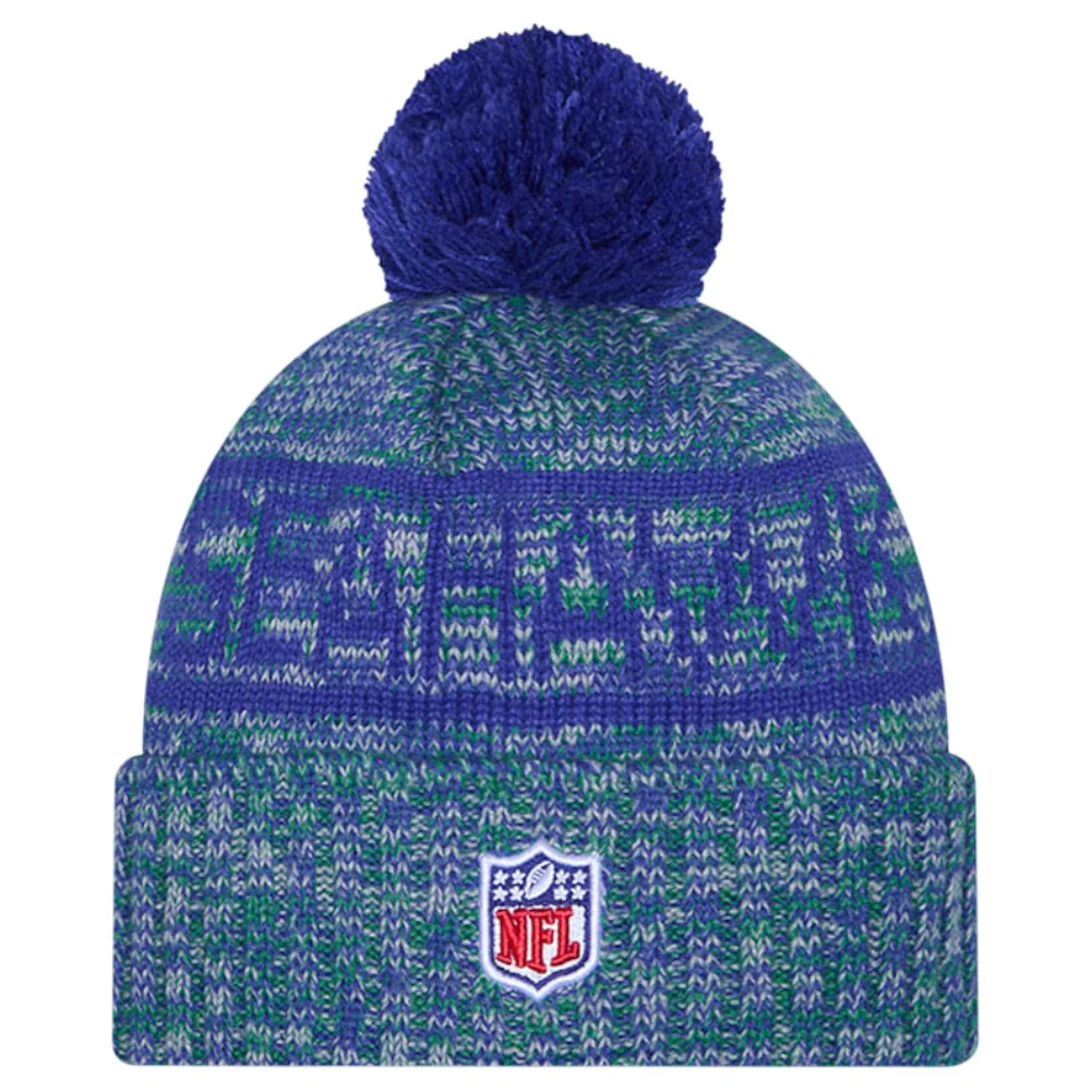New Era NFL 2025 Seahawks Sideline Bobble Hat - Image 2