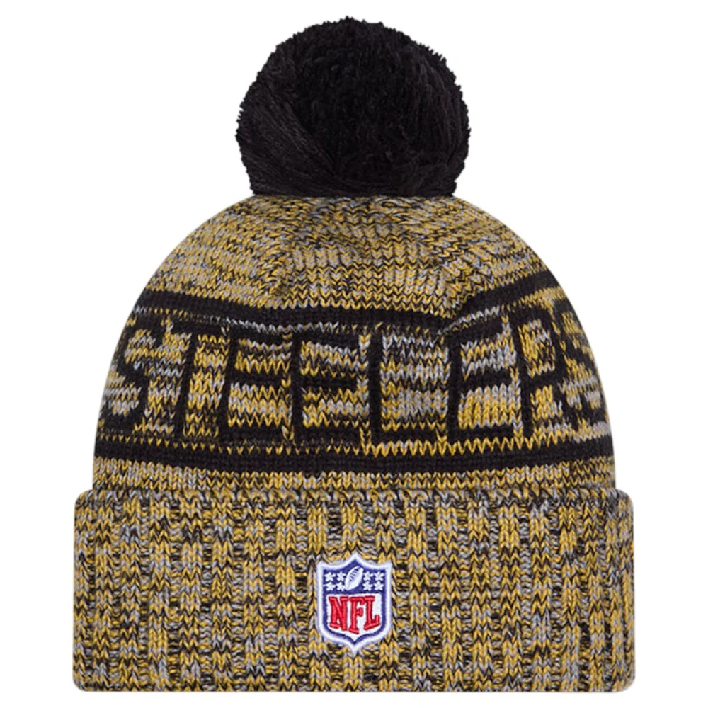 New Era NFL 2025 Steelers Sideline Bobble Hat - Image 2