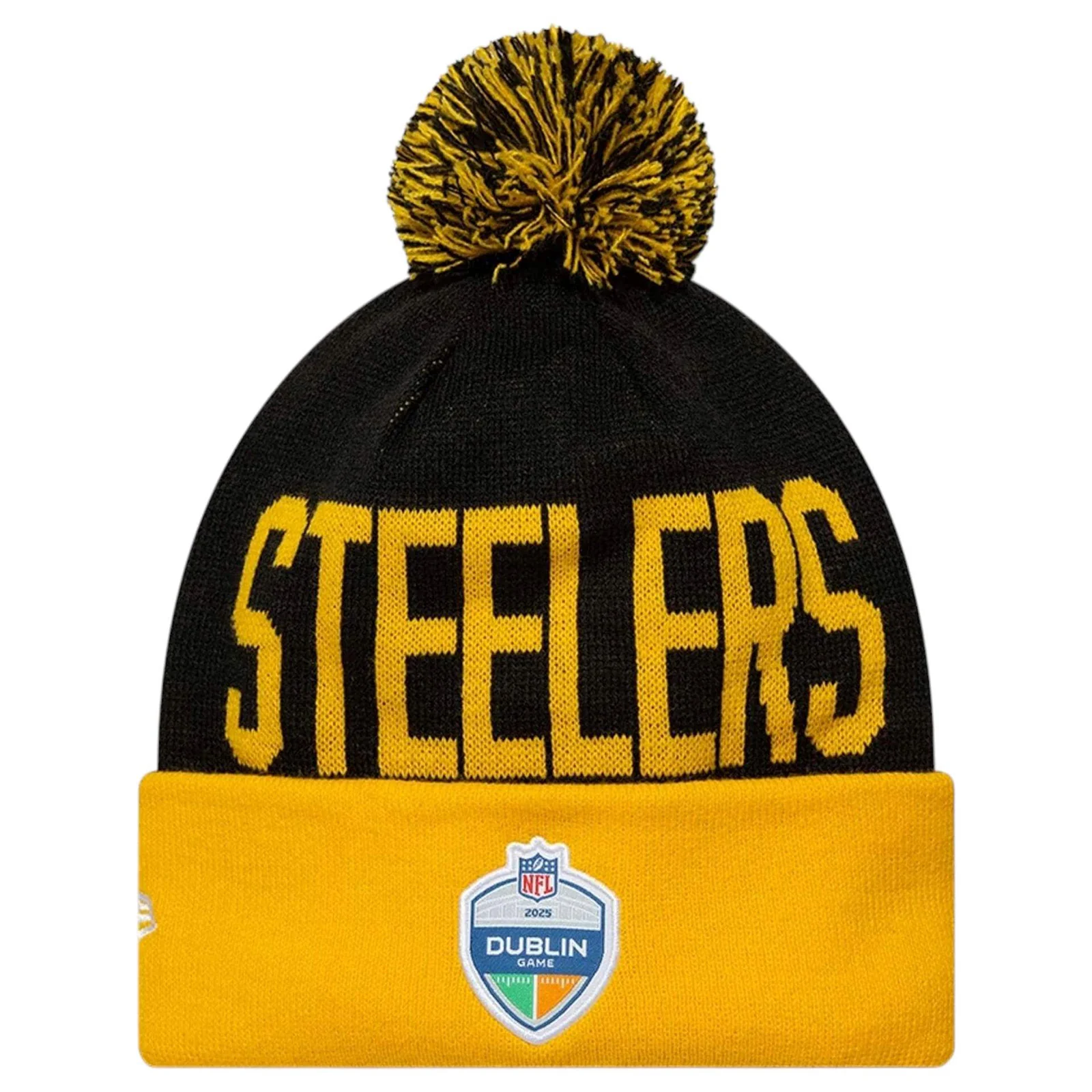 New Era Steelers NFL Dublin Game 2025 Beanie Hat - Image 2