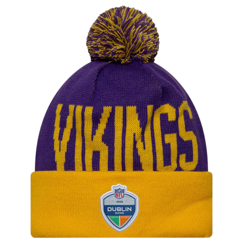 New Era Vikings NFL Dublin Game 2025 Beanie Hat