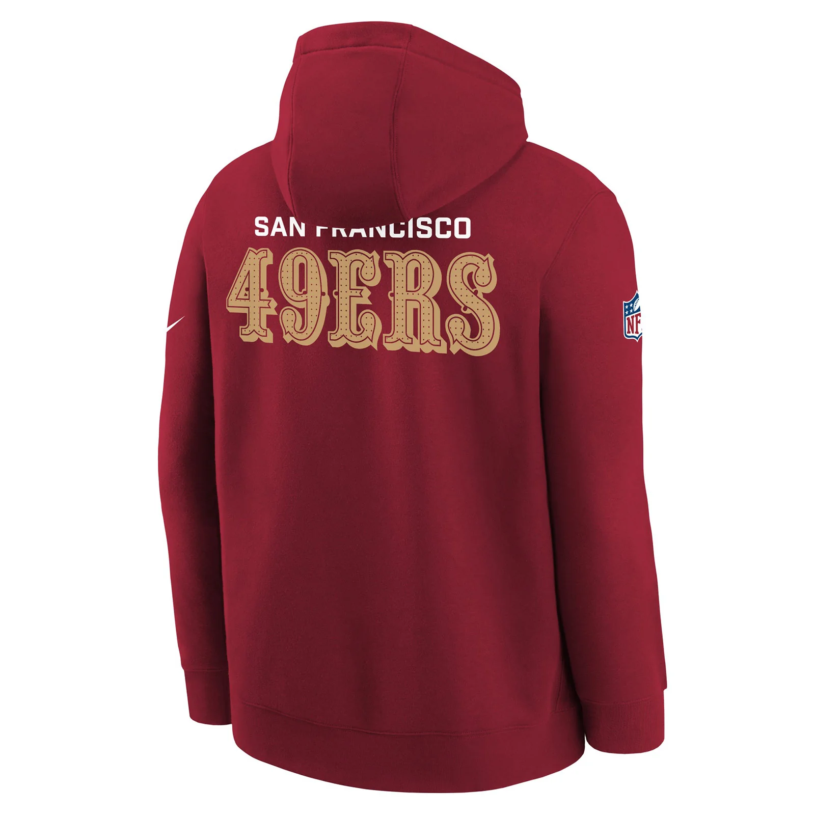 Nike 49ers Fleece Kids Hoodie - Red - Image 2