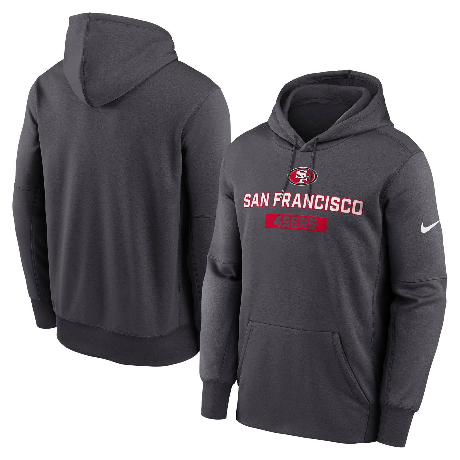 Nike NFL 49ers Therma Pullover Hoodie - Image 3
