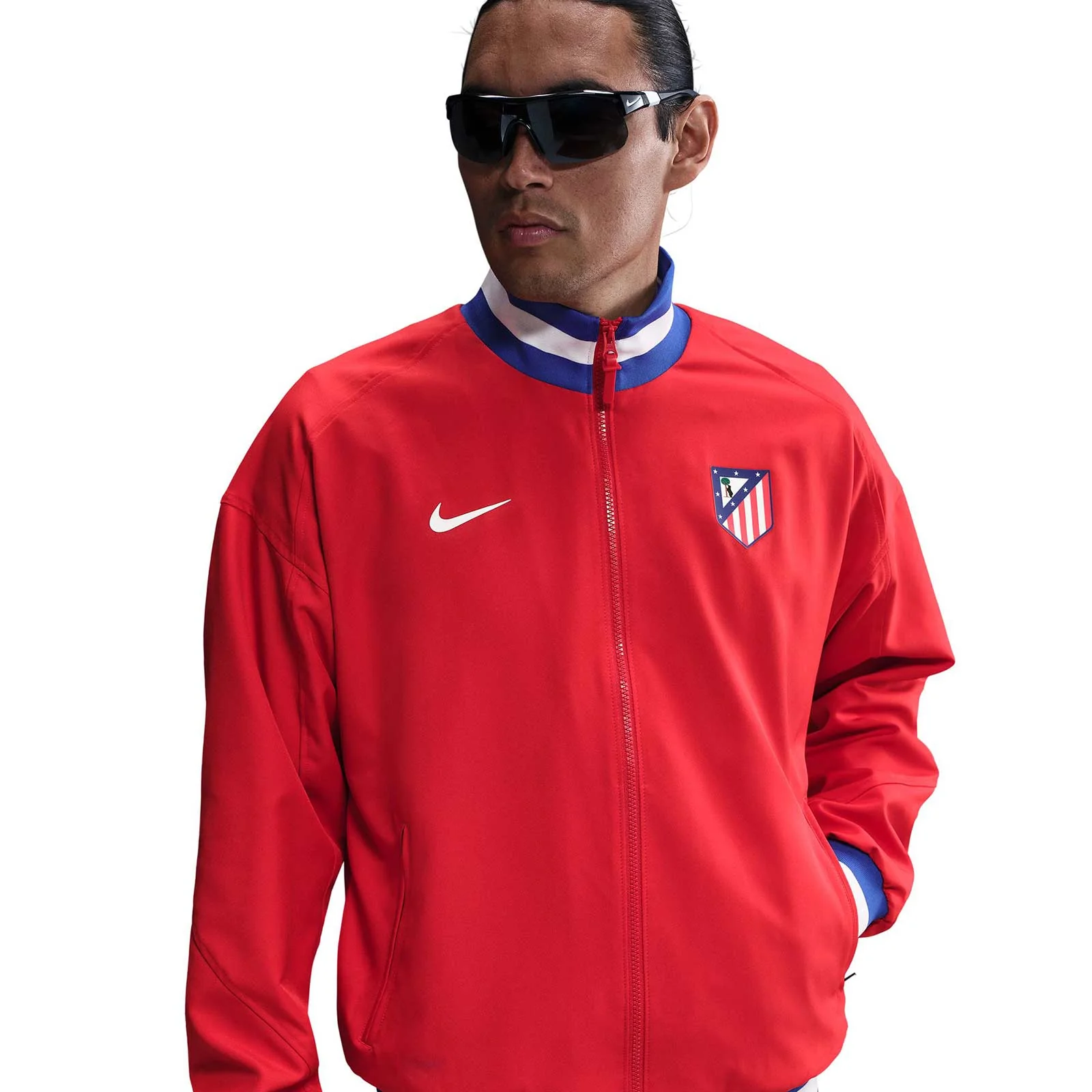 Nike Atlético 2025 Madrid Strike Mens Dri-FIT Soccer Anthem Jacket - Image 3