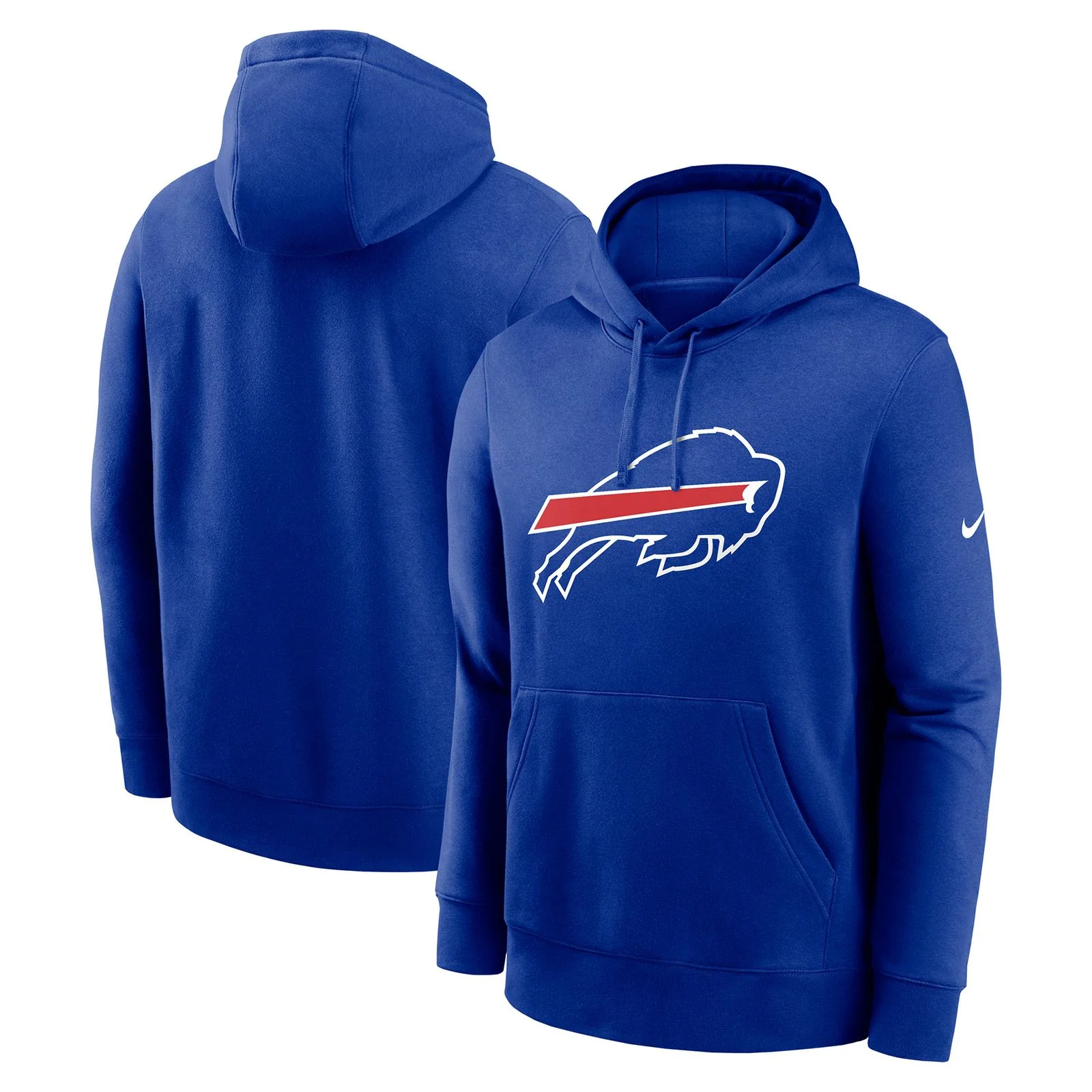 Nike Bills NFL Club Logo Hoodie - Blue - Image 3